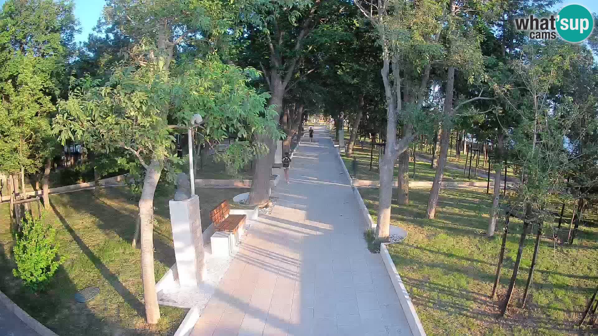 Webcam Schriftstellerpark Senj – Live am Meer
