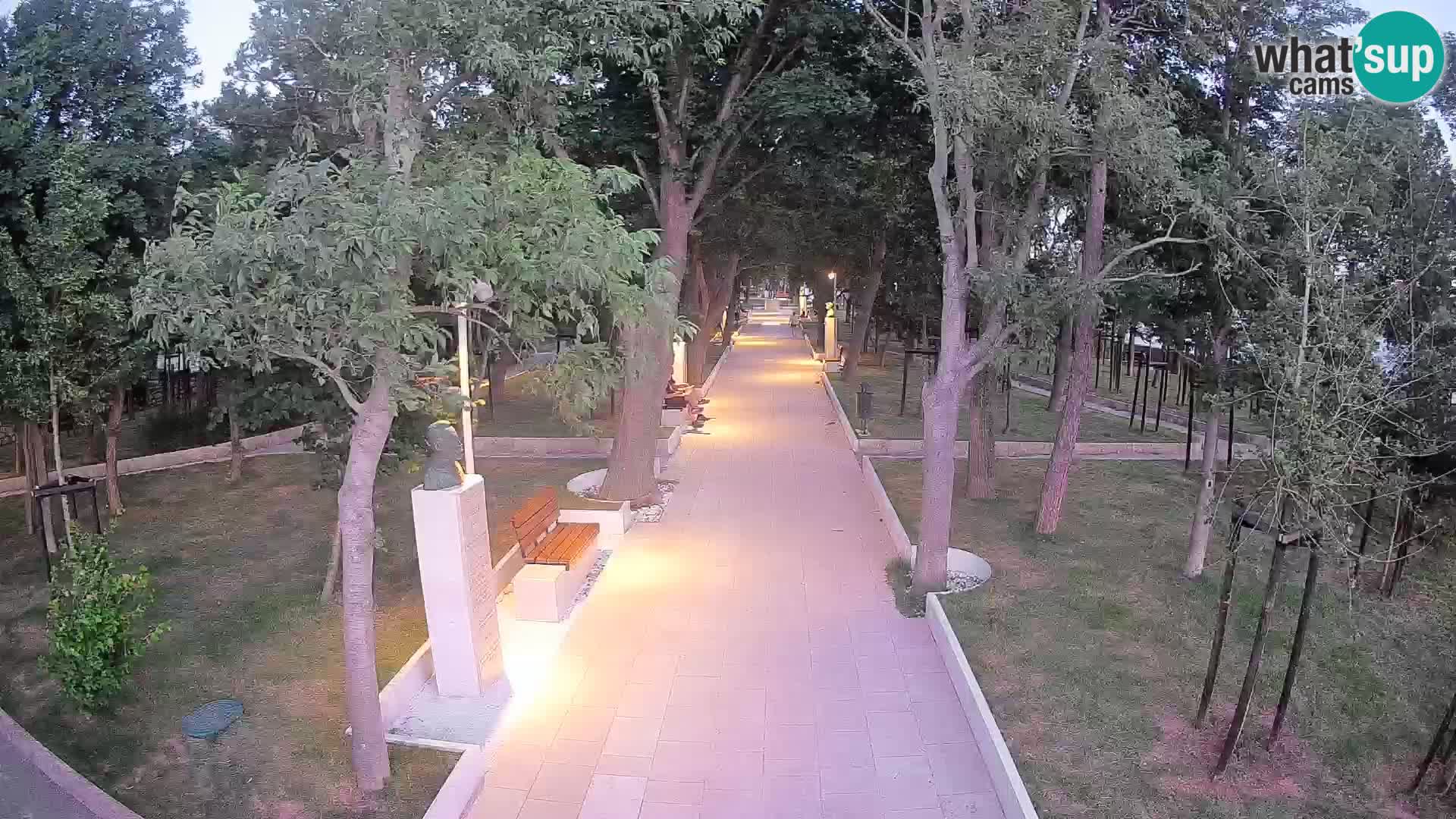 Webcam Schriftstellerpark Senj – Live am Meer