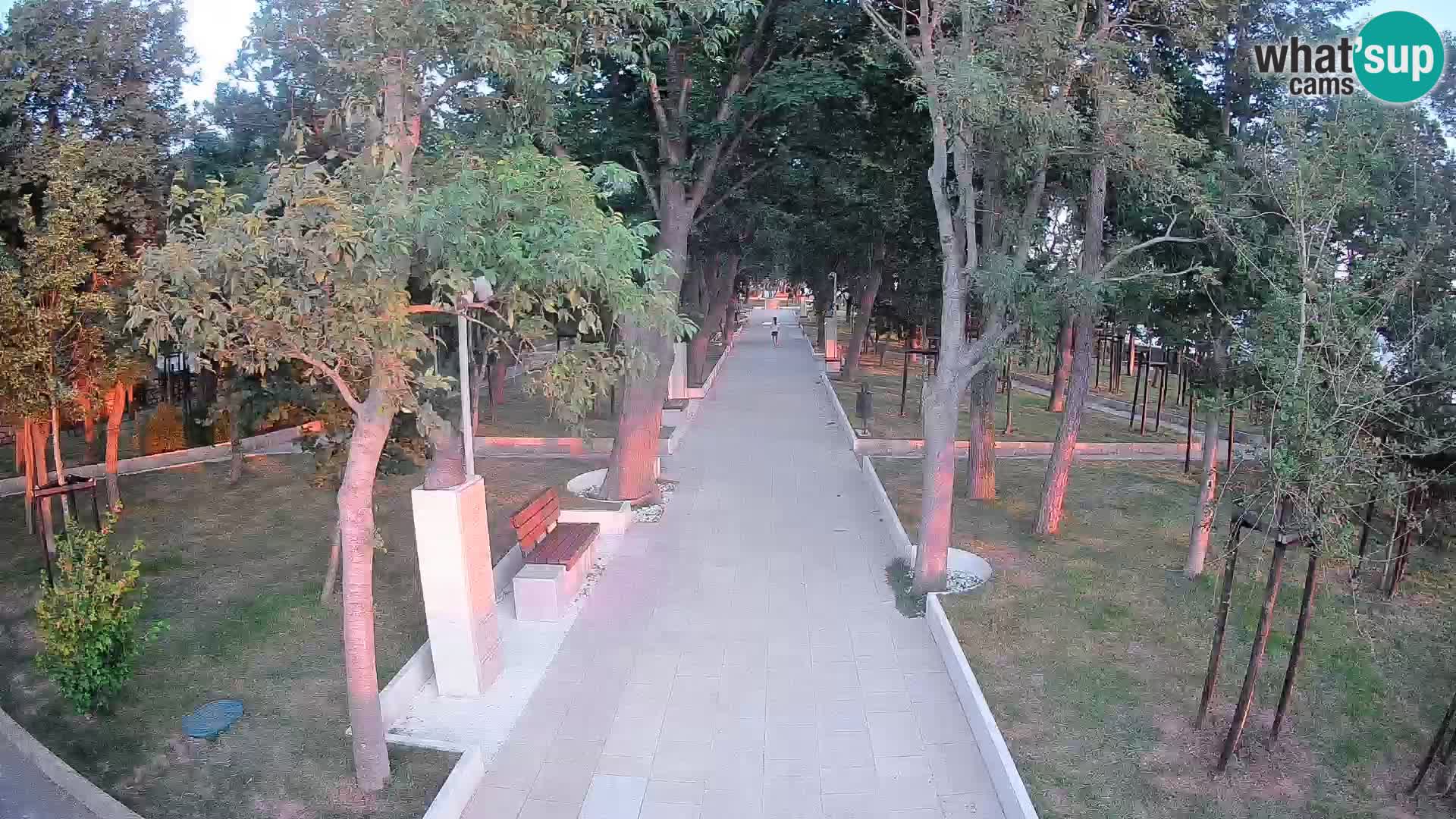 Webcam Schriftstellerpark Senj – Live am Meer