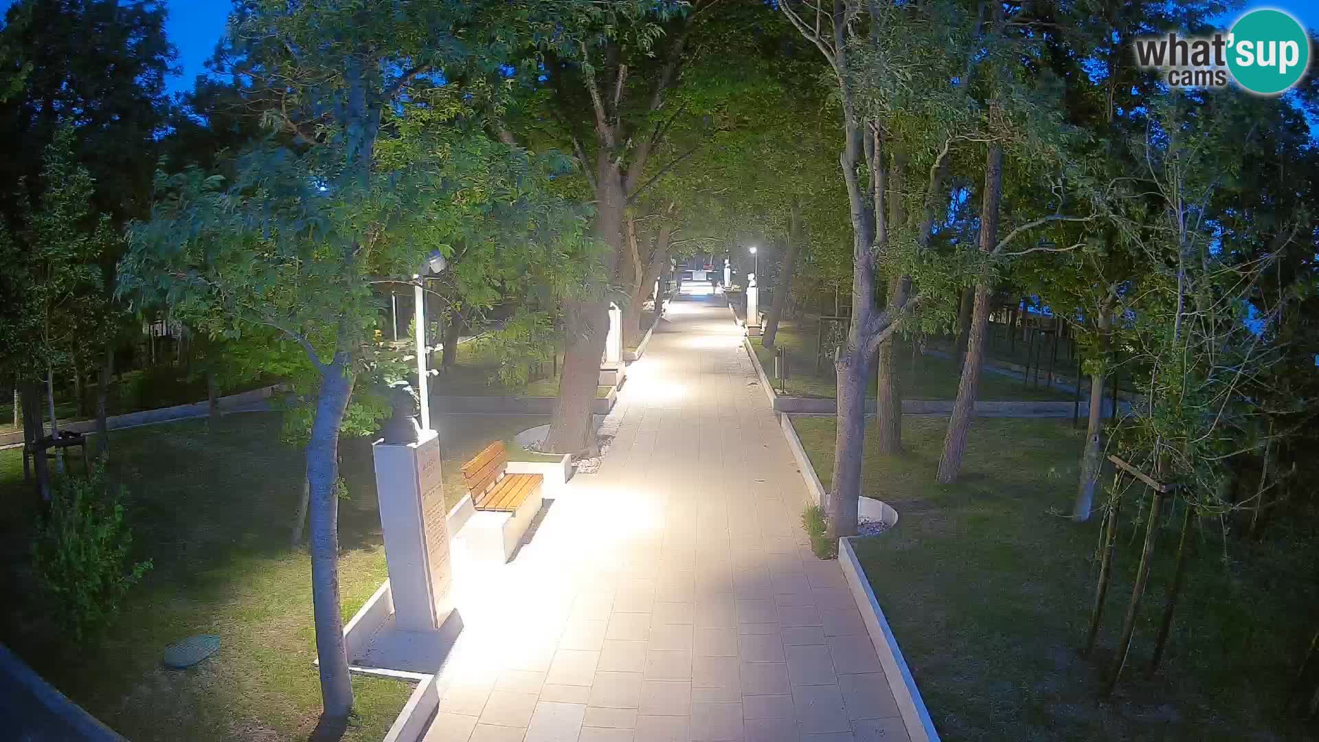 Writers’ Park Webcam Senj – Live by the Sea