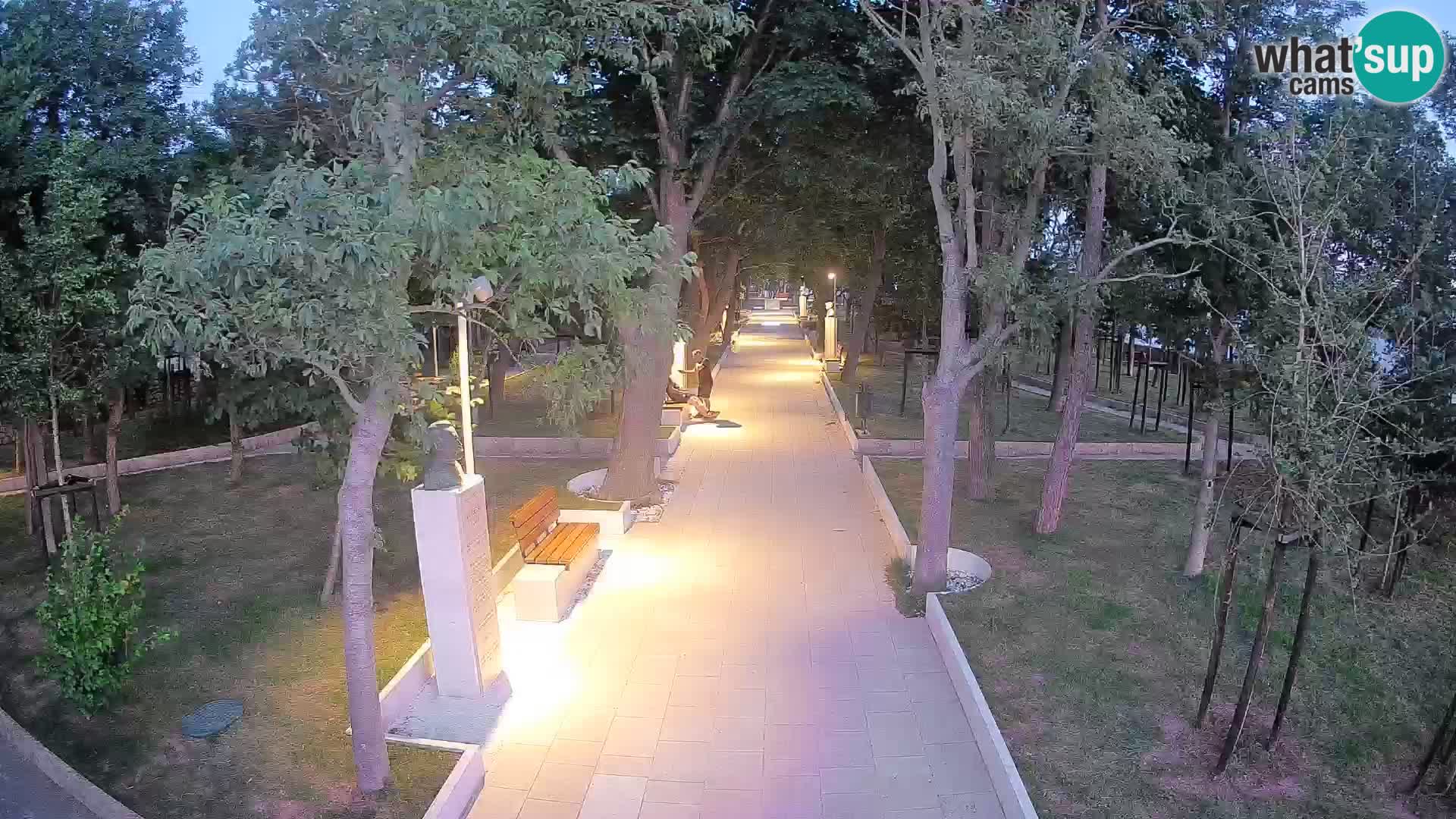 Writers’ Park Webcam Senj – Live by the Sea