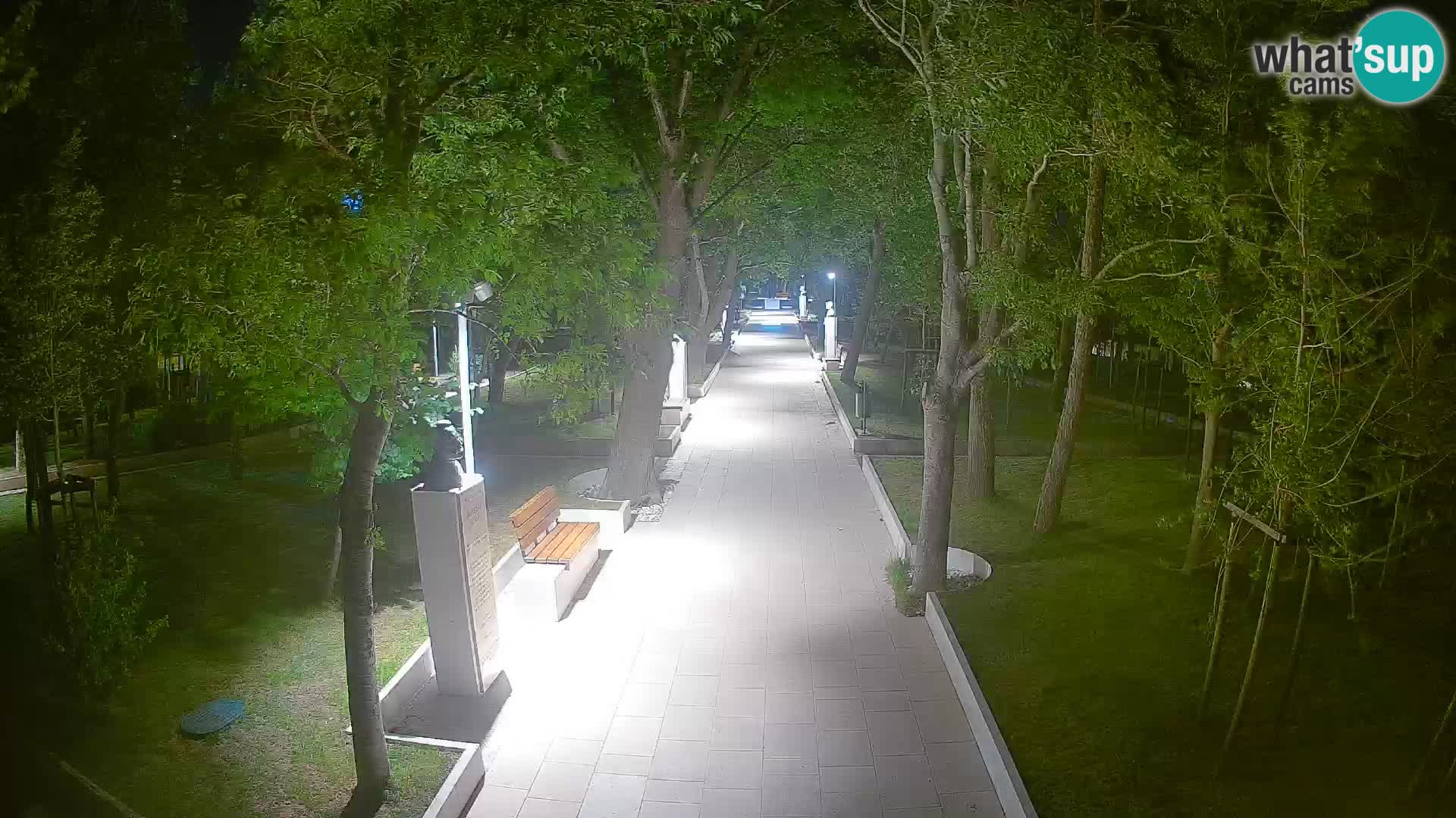 Webcam Schriftstellerpark Senj – Live am Meer