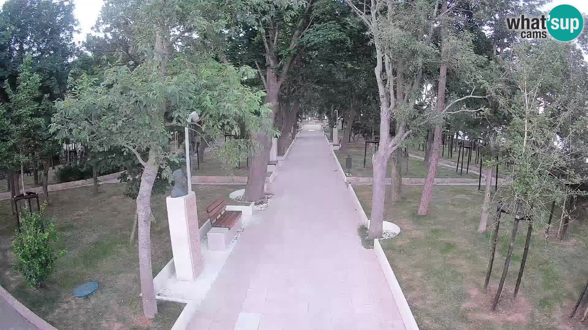 Writers’ Park Webcam Senj – Live by the Sea
