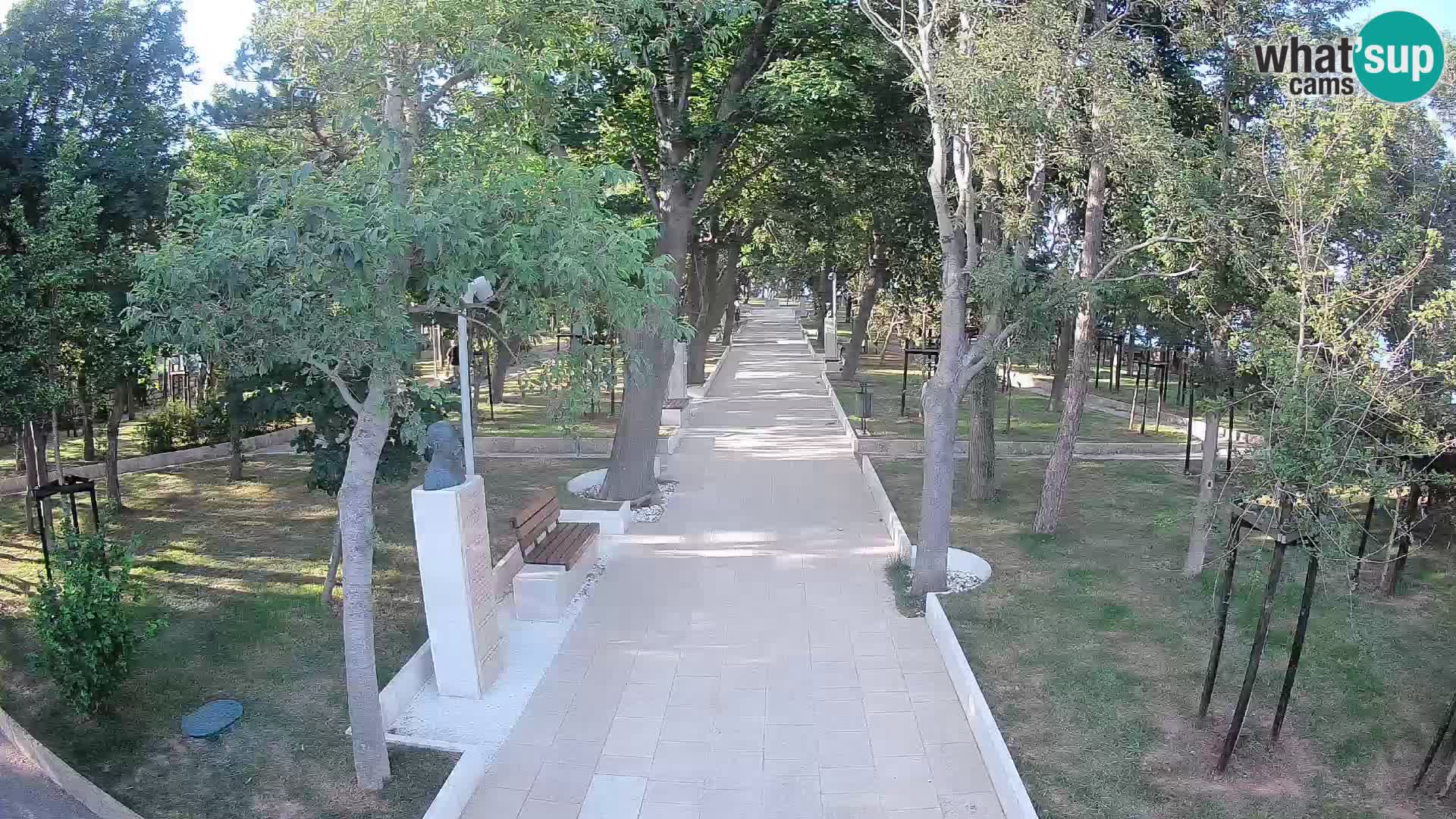 Webcam Schriftstellerpark Senj – Live am Meer