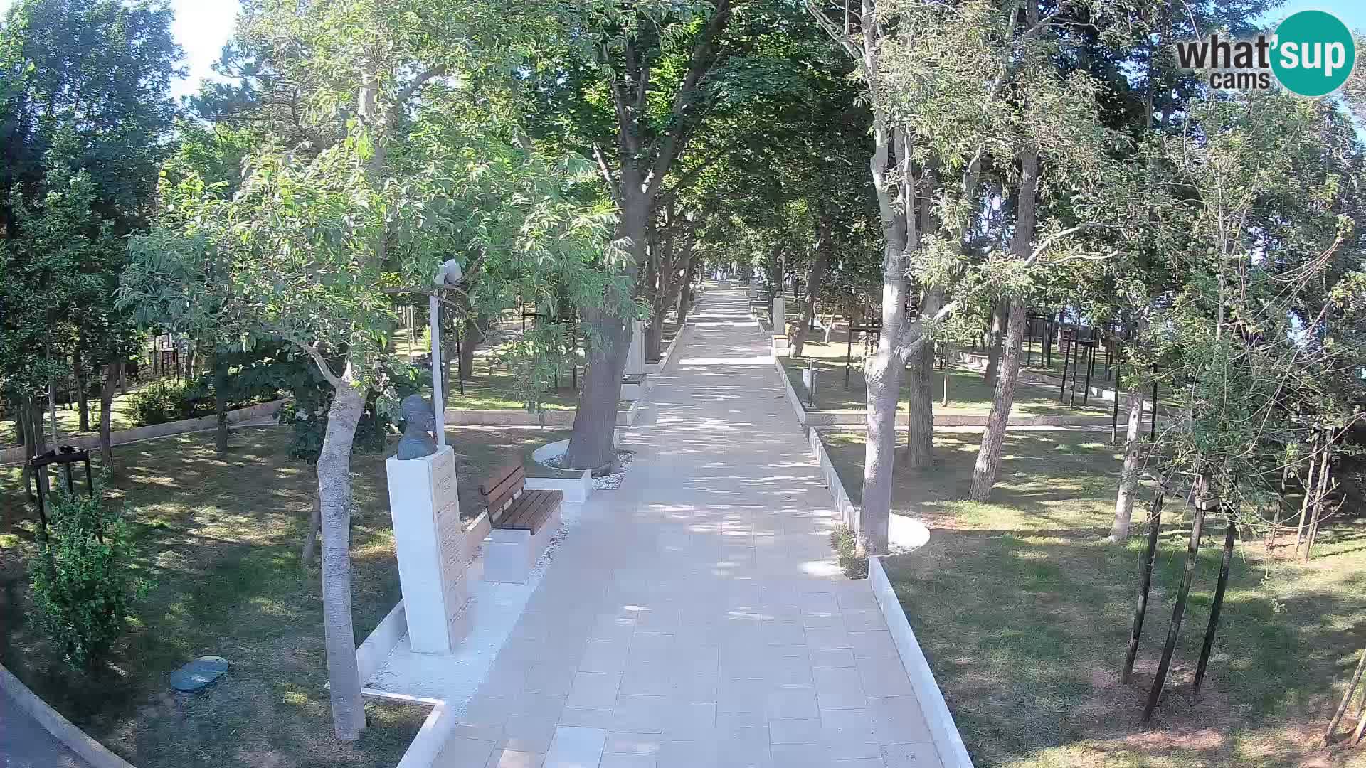 Webcam Schriftstellerpark Senj – Live am Meer