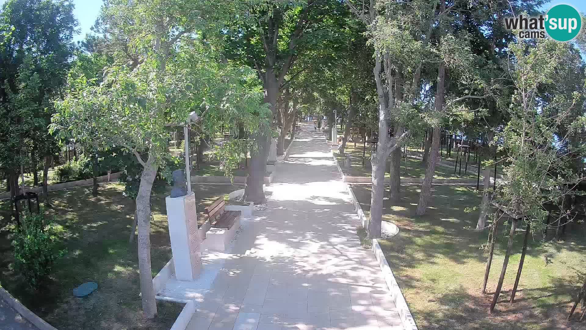 Webcam Schriftstellerpark Senj – Live am Meer