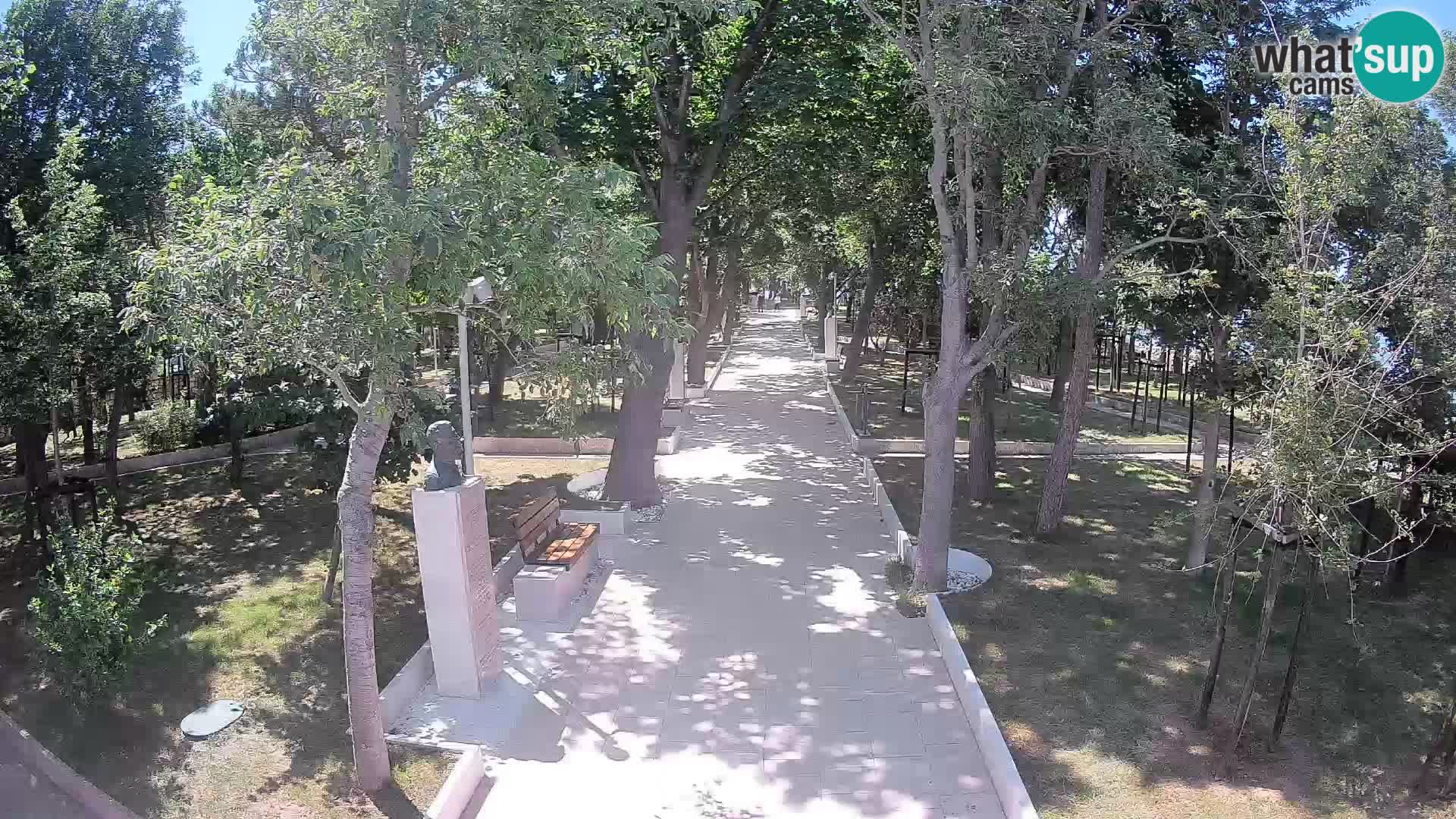 Writers’ Park Webcam Senj – Live by the Sea