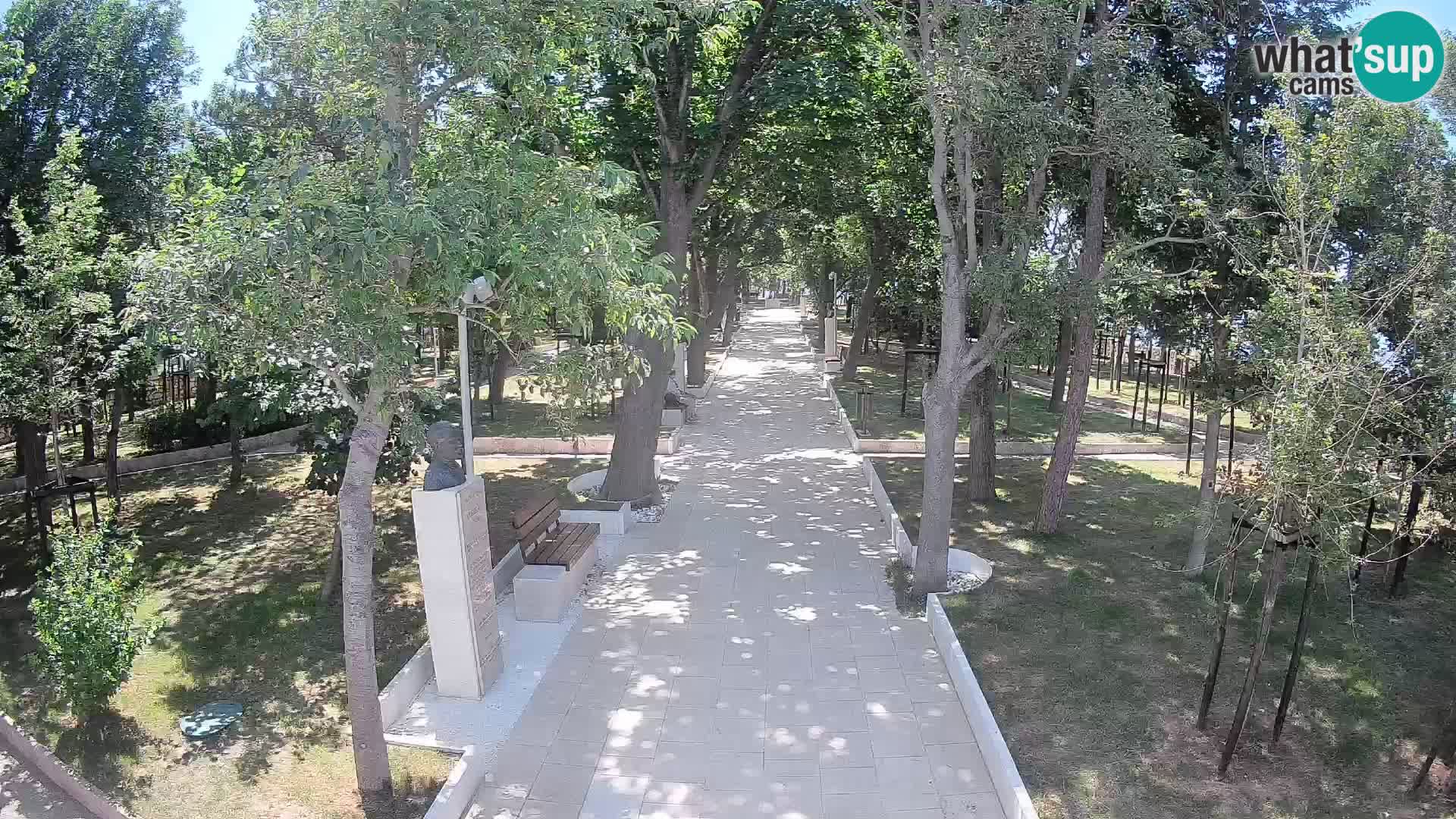 Writers’ Park Webcam Senj – Live by the Sea