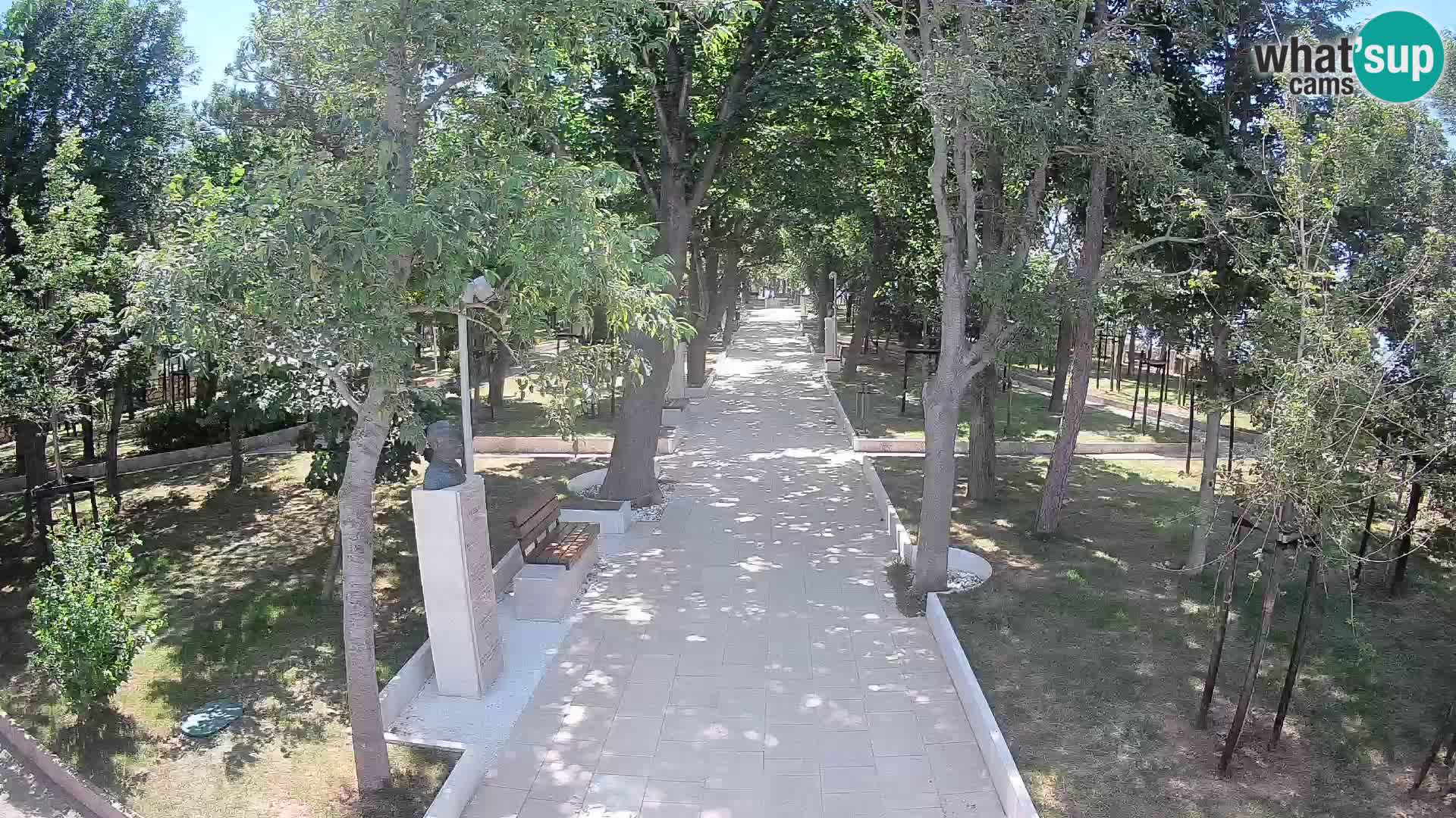 Writers’ Park Webcam Senj – Live by the Sea
