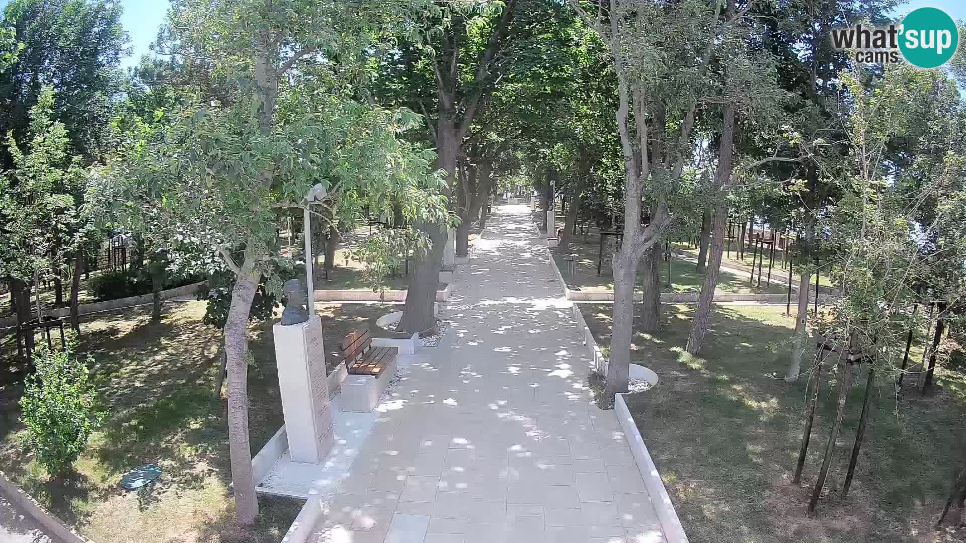 Writers’ Park Webcam Senj – Live by the Sea