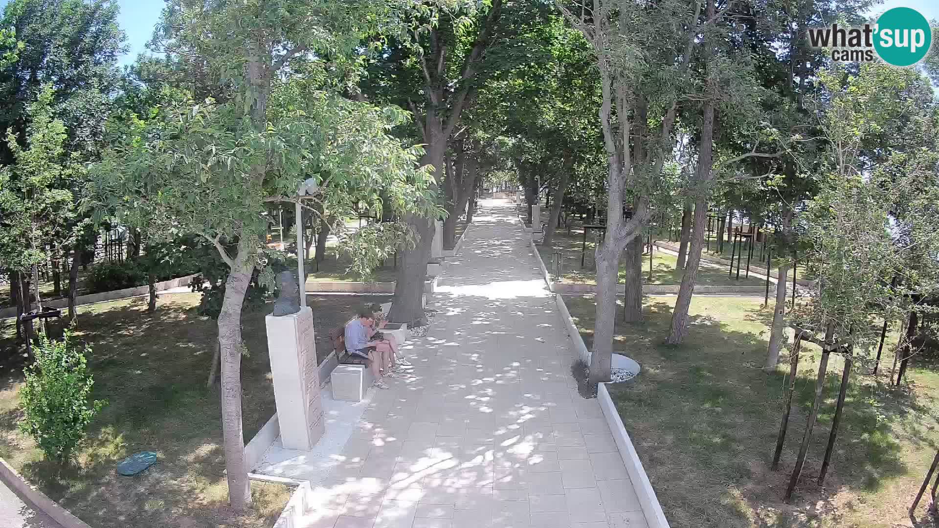 Writers’ Park Webcam Senj – Live by the Sea
