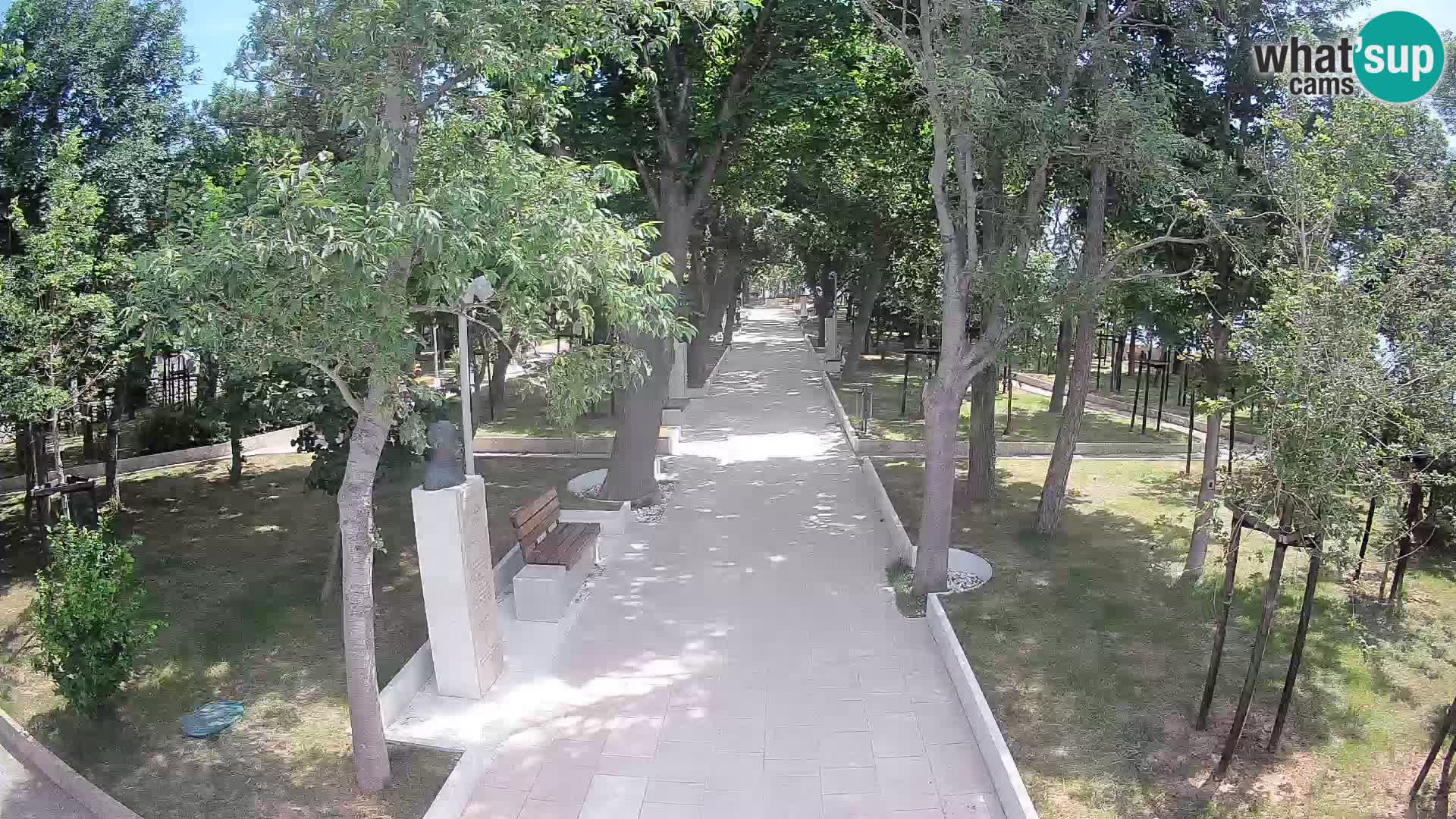 Writers’ Park Webcam Senj – Live by the Sea