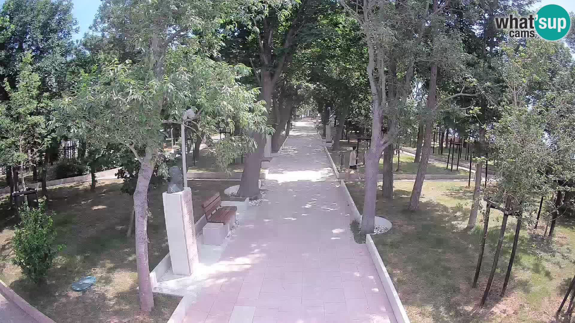 Writers’ Park Webcam Senj – Live by the Sea