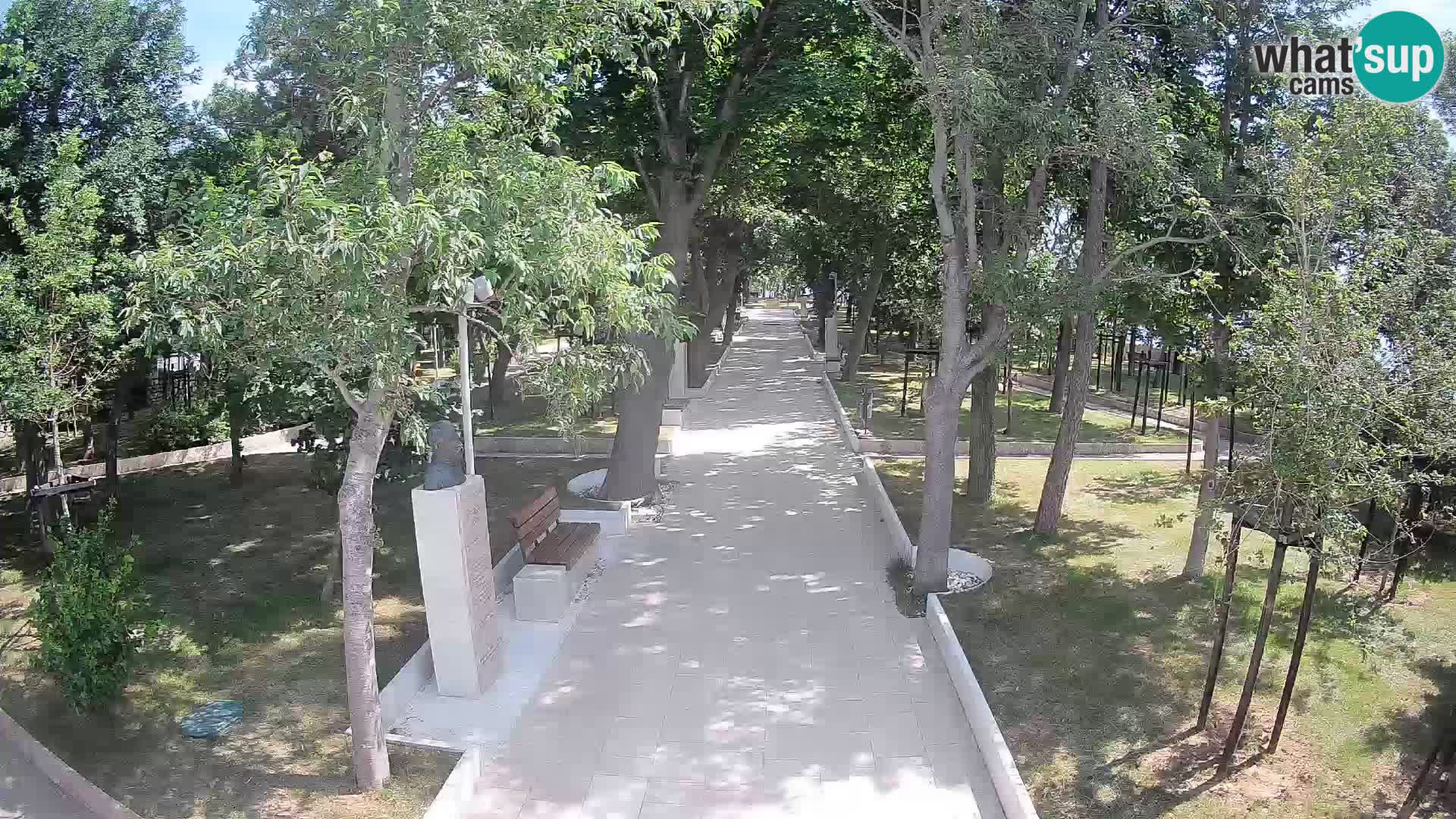 Writers’ Park Webcam Senj – Live by the Sea