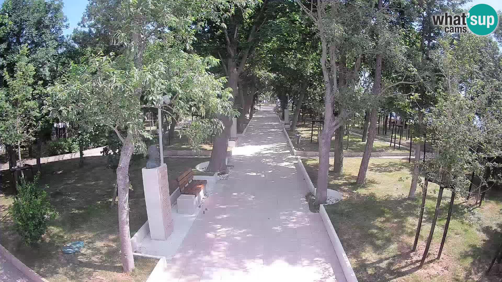 Writers’ Park Webcam Senj – Live by the Sea