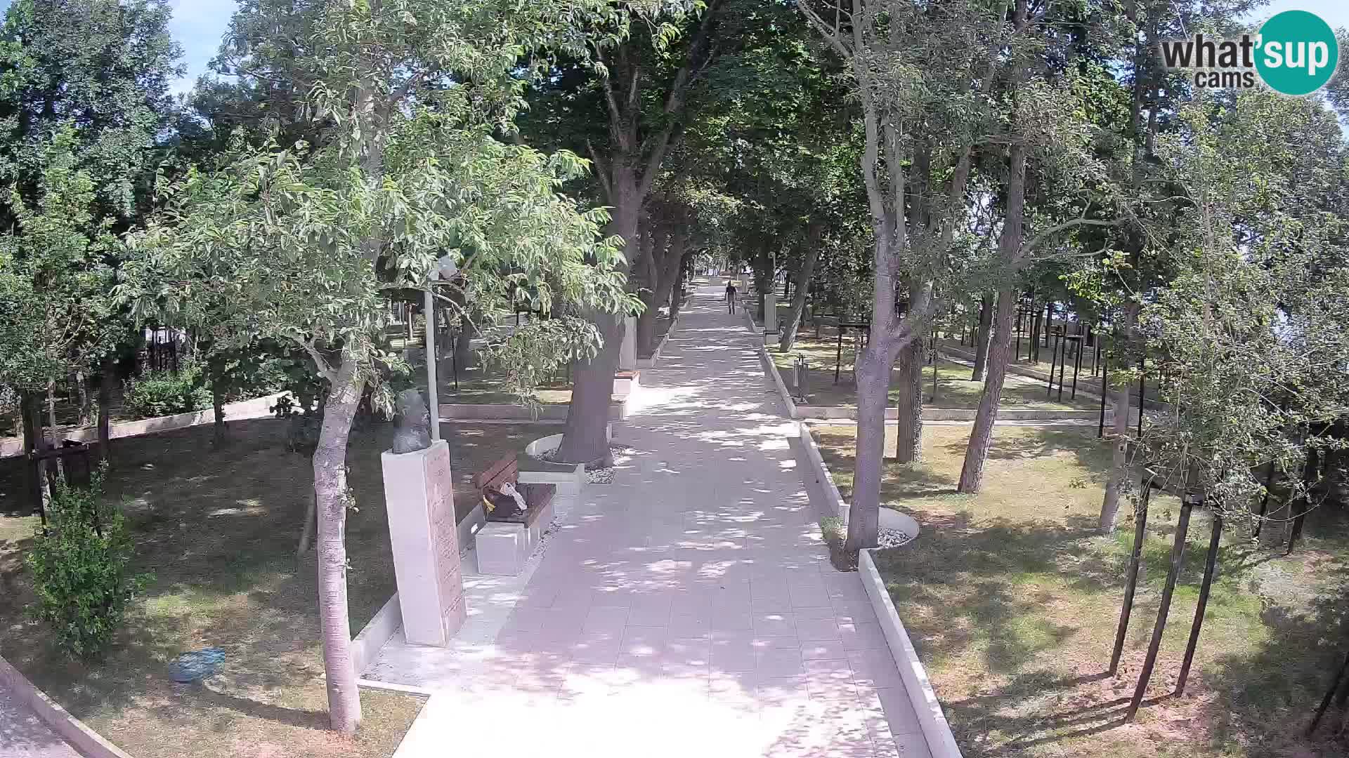 Writers’ Park Webcam Senj – Live by the Sea
