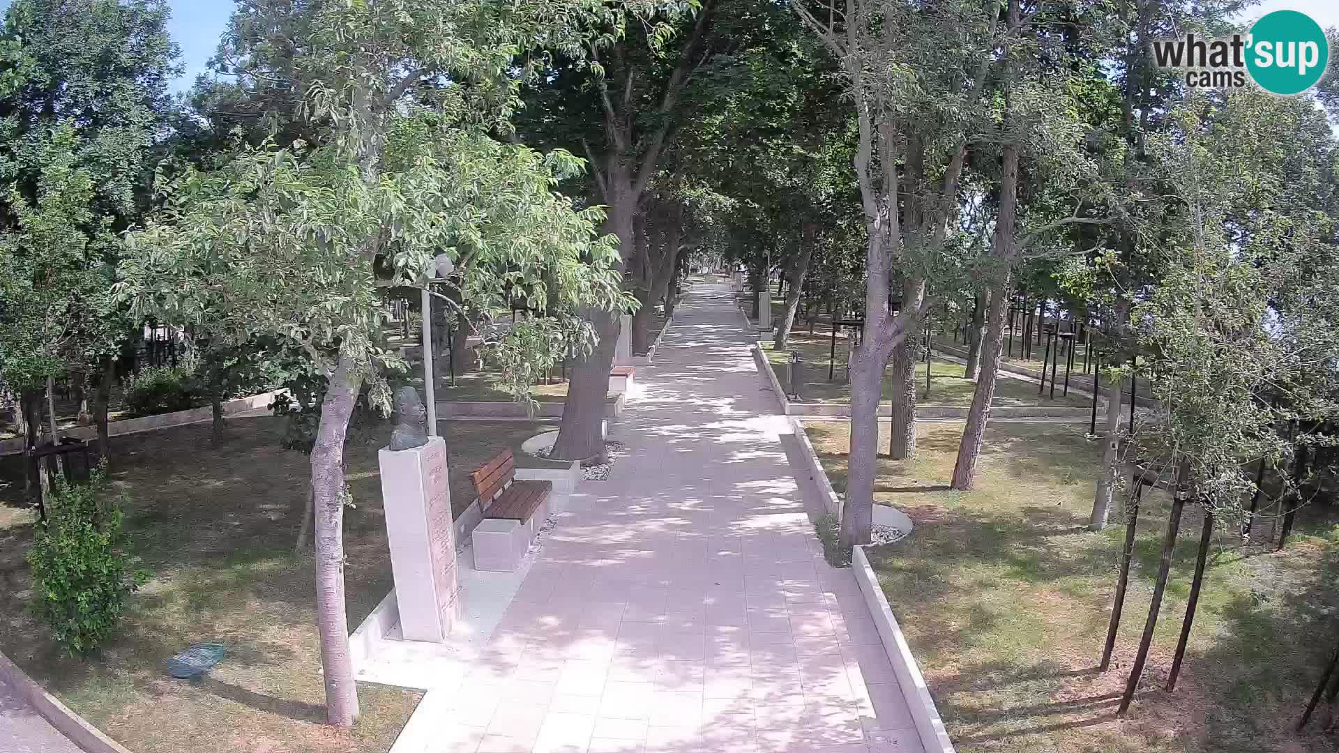 Writers’ Park Webcam Senj – Live by the Sea