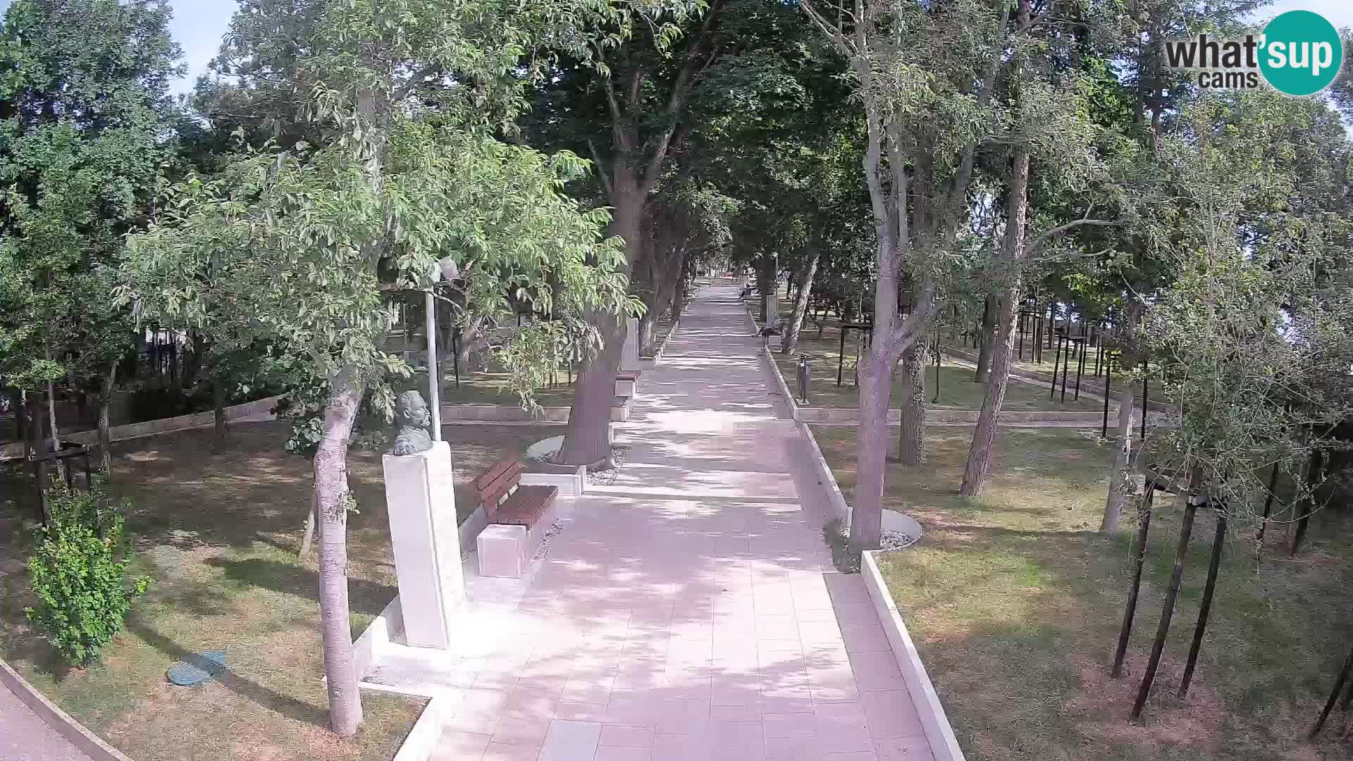 Writers’ Park Webcam Senj – Live by the Sea