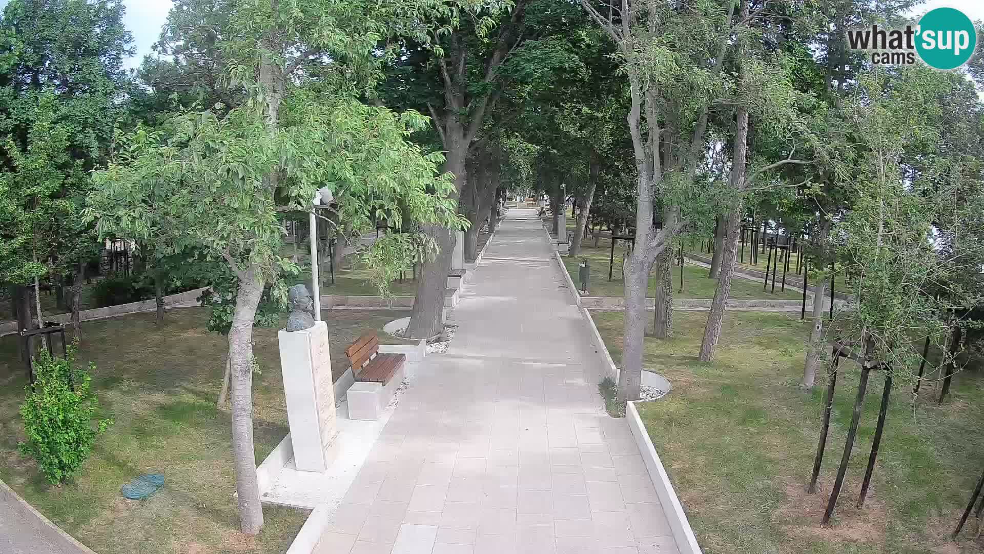 Writers’ Park Webcam Senj – Live by the Sea