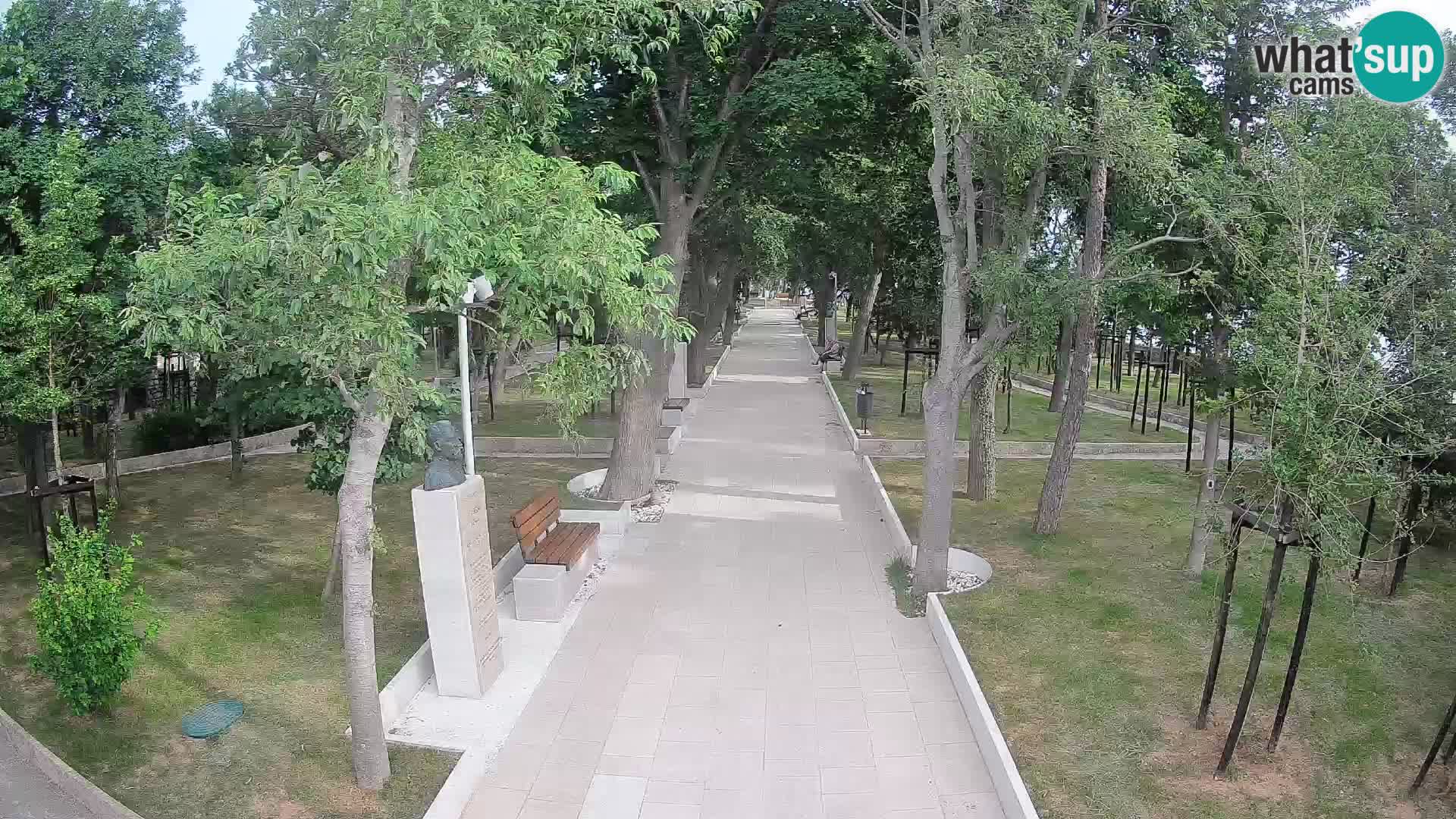Writers’ Park Webcam Senj – Live by the Sea