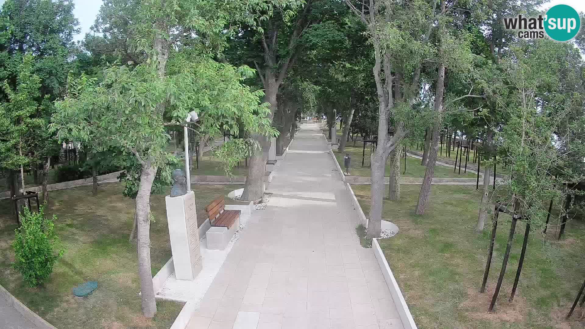 Writers’ Park Webcam Senj – Live by the Sea