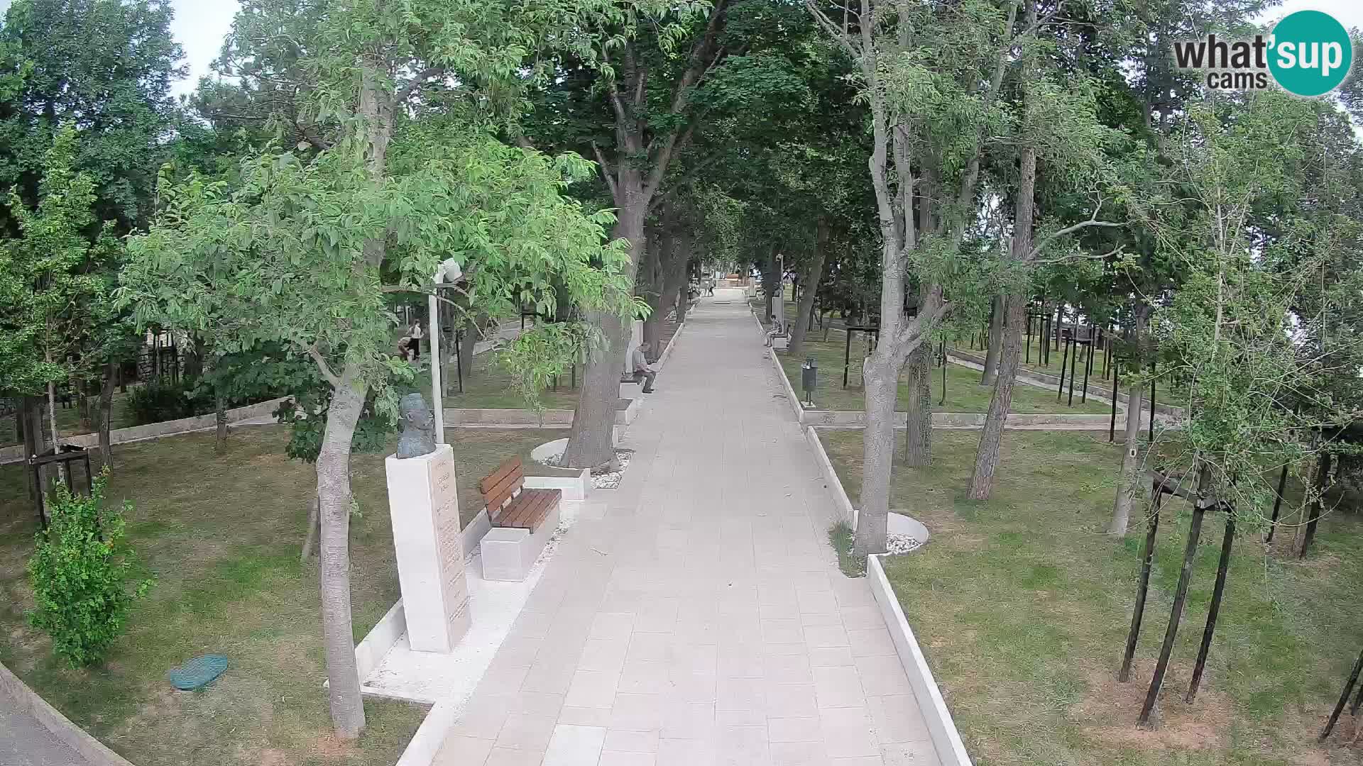 Writers’ Park Webcam Senj – Live by the Sea