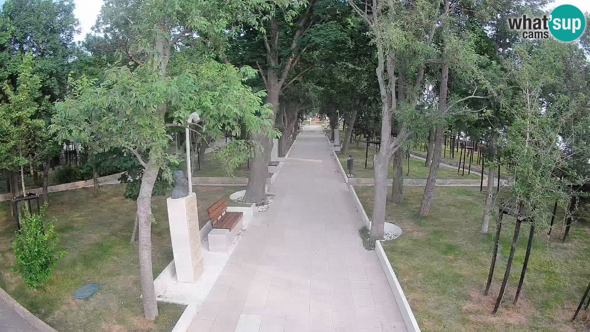 Writers’ Park Webcam Senj – Live by the Sea