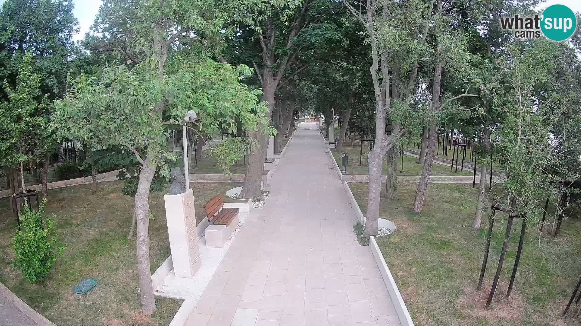 Writers’ Park Webcam Senj – Live by the Sea