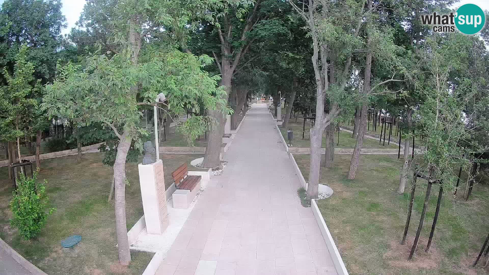 Writers’ Park Webcam Senj – Live by the Sea