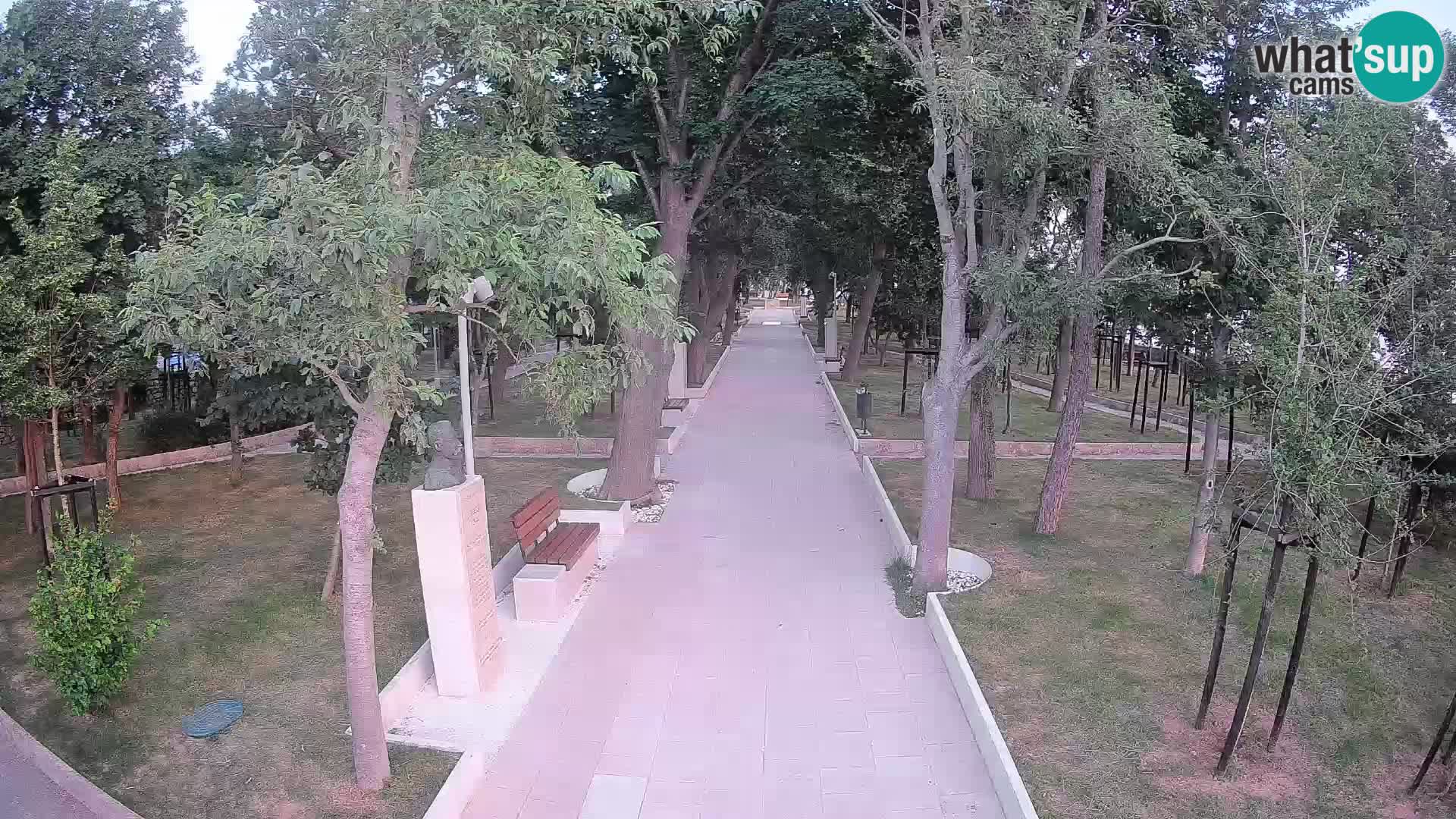 Writers’ Park Webcam Senj – Live by the Sea