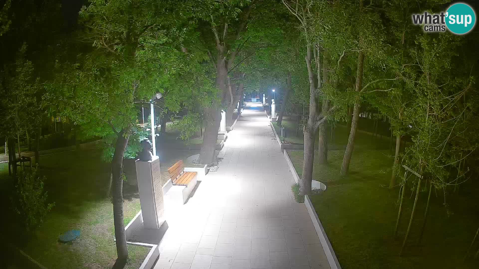 Writers’ Park Webcam Senj – Live by the Sea