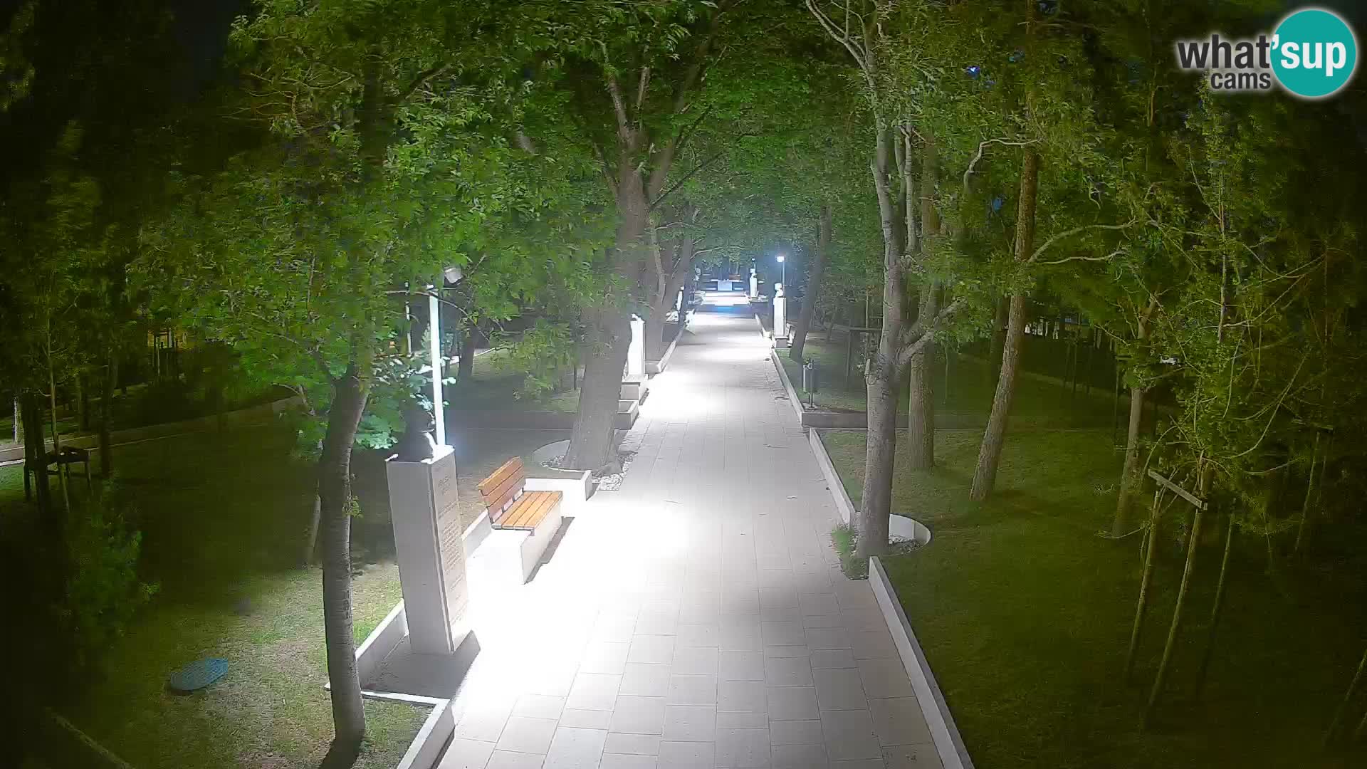 Writers’ Park Webcam Senj – Live by the Sea