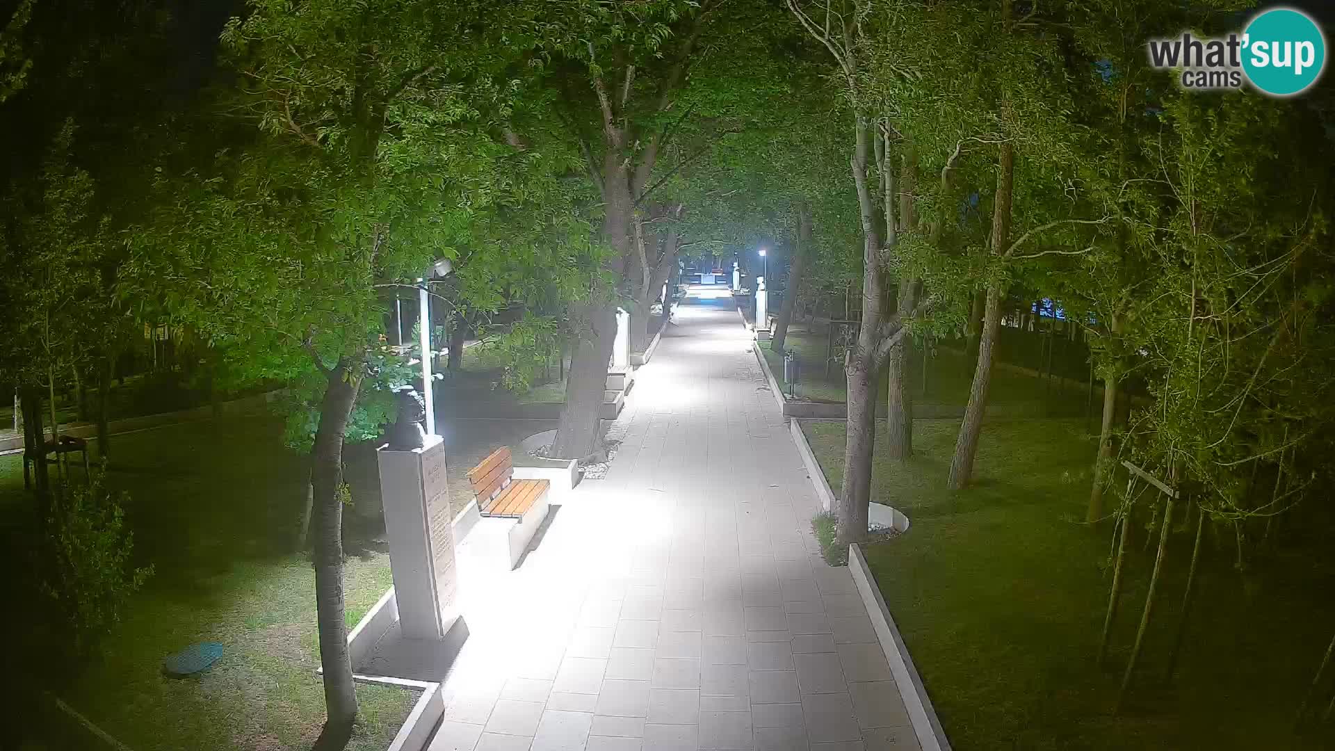Writers’ Park Webcam Senj – Live by the Sea