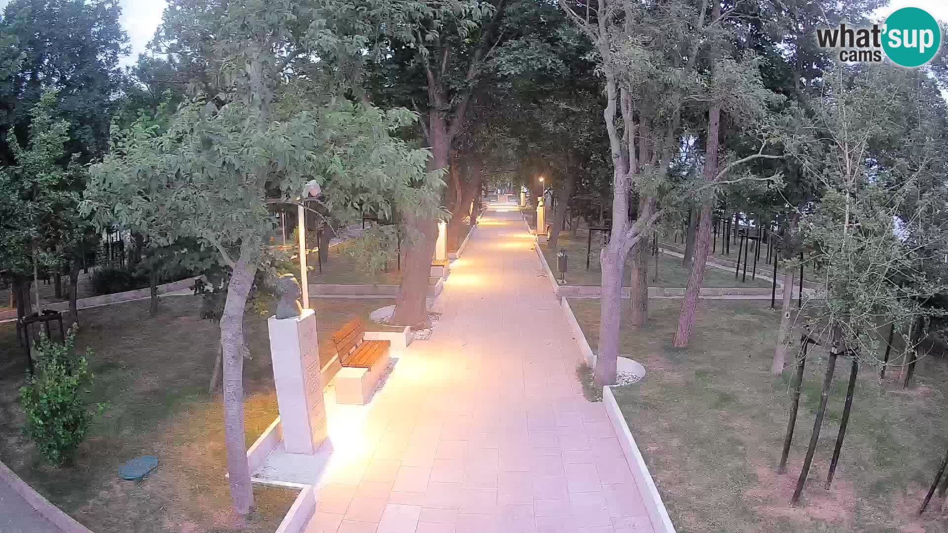 Webcam Schriftstellerpark Senj – Live am Meer