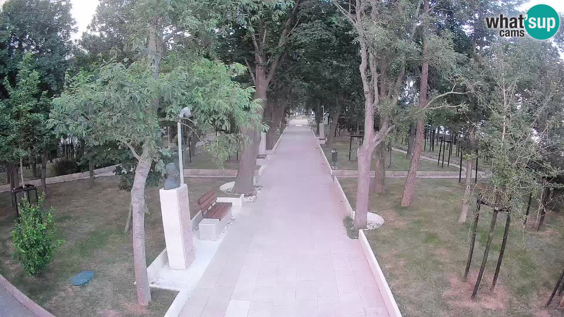 Writers’ Park Webcam Senj – Live by the Sea