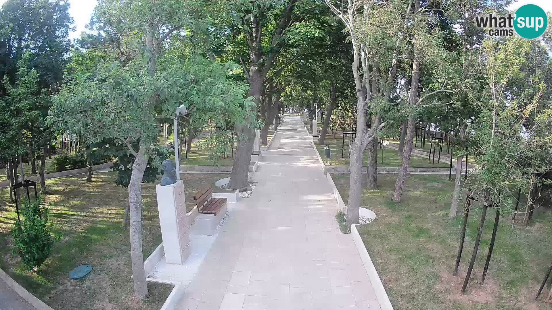 Writers’ Park Webcam Senj – Live by the Sea