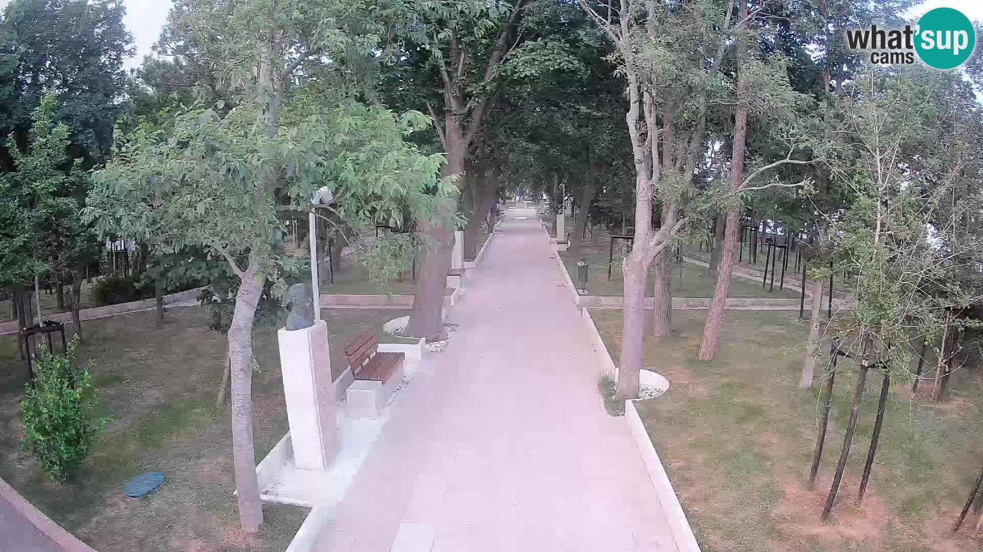 Webcam Schriftstellerpark Senj – Live am Meer