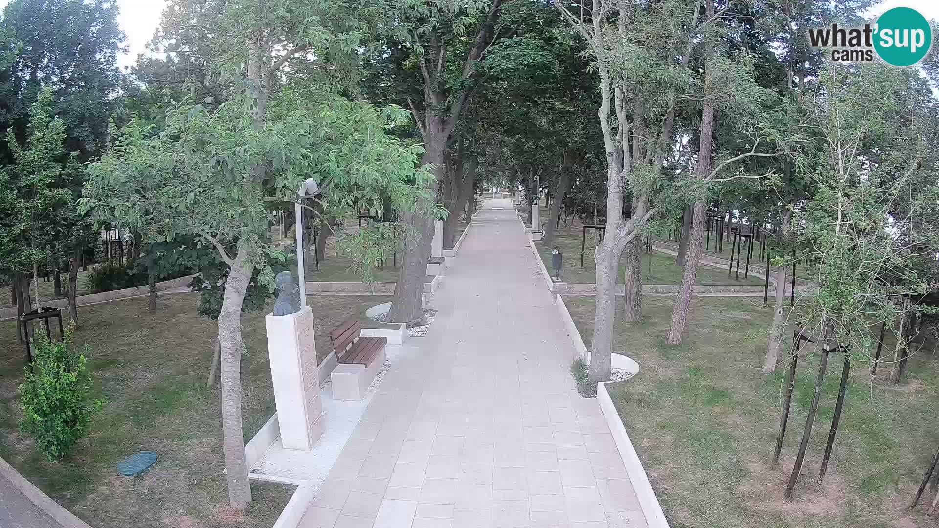 Writers’ Park Webcam Senj – Live by the Sea