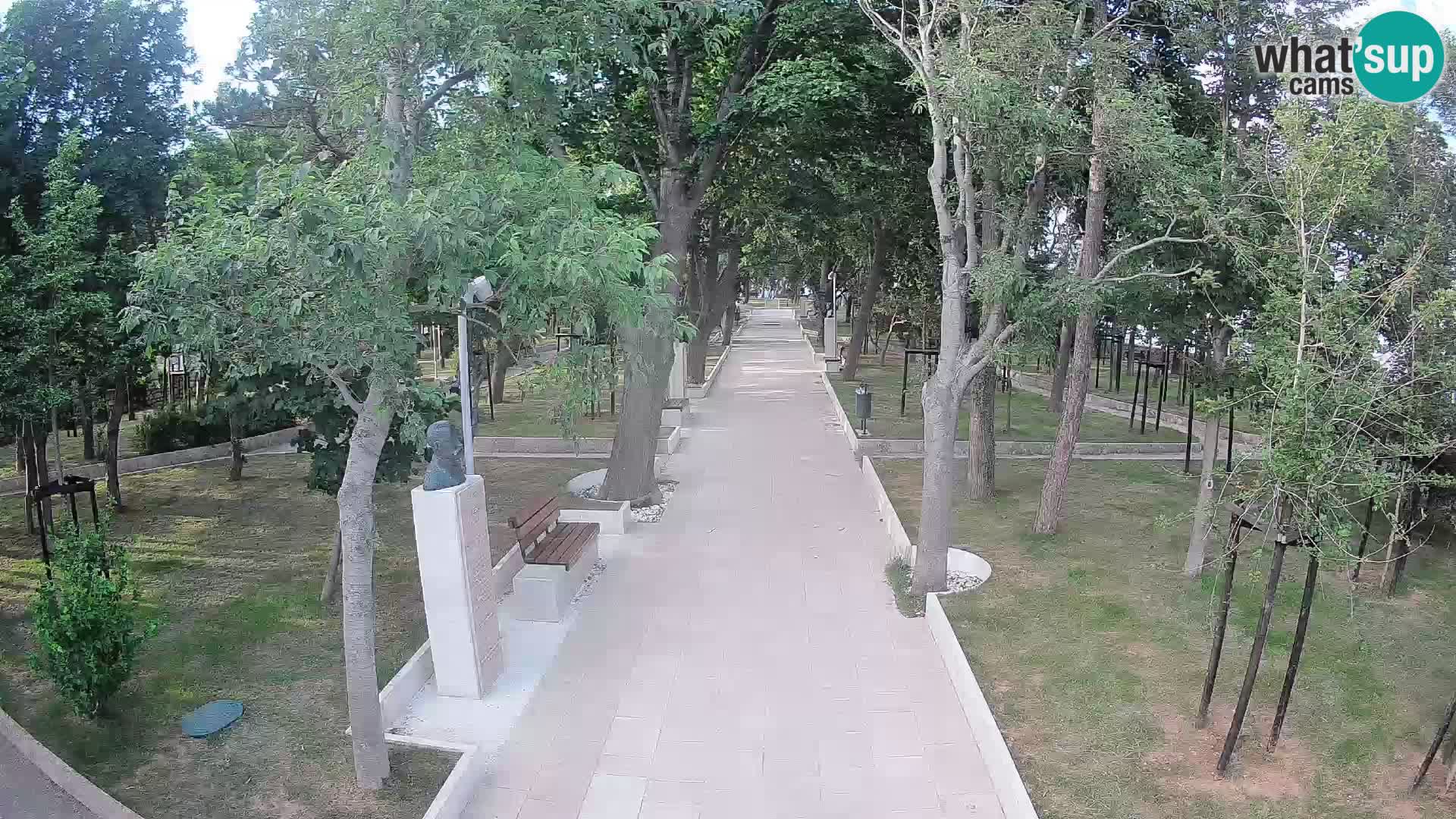 Writers’ Park Webcam Senj – Live by the Sea