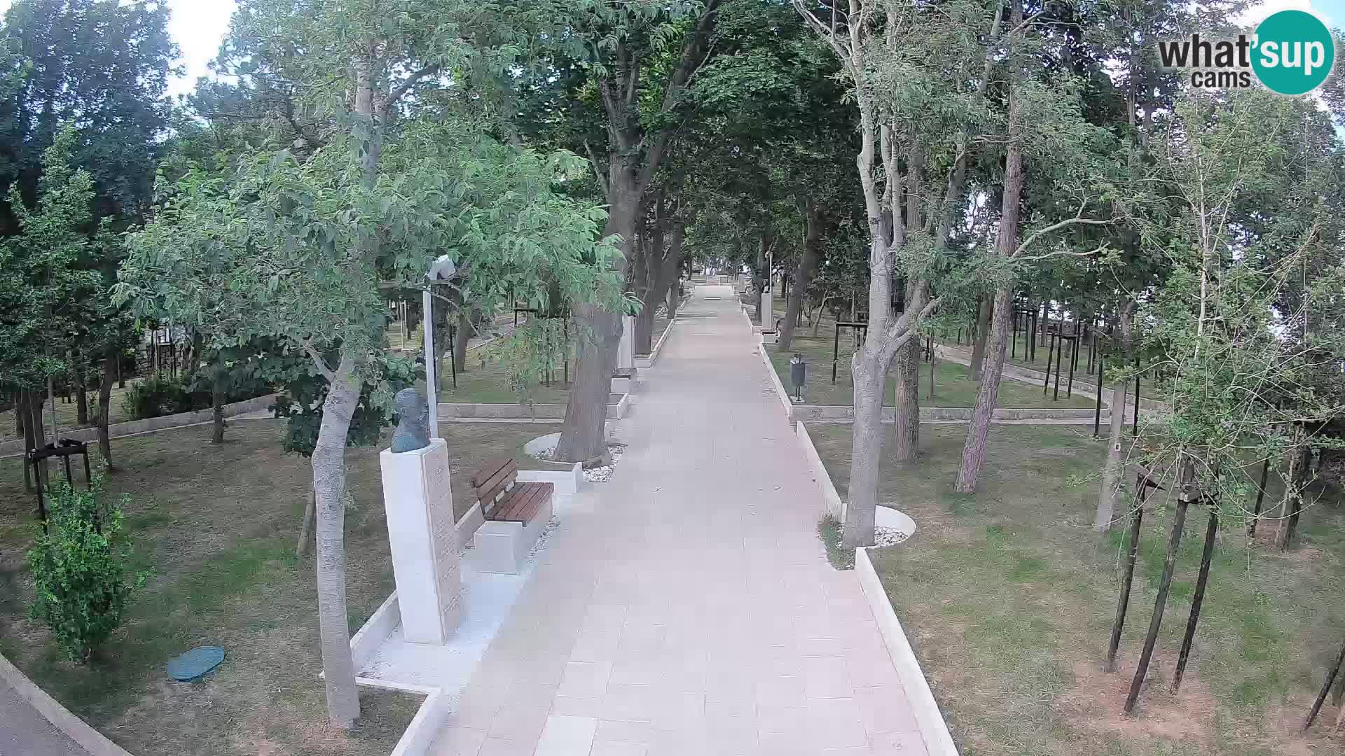 Writers’ Park Webcam Senj – Live by the Sea