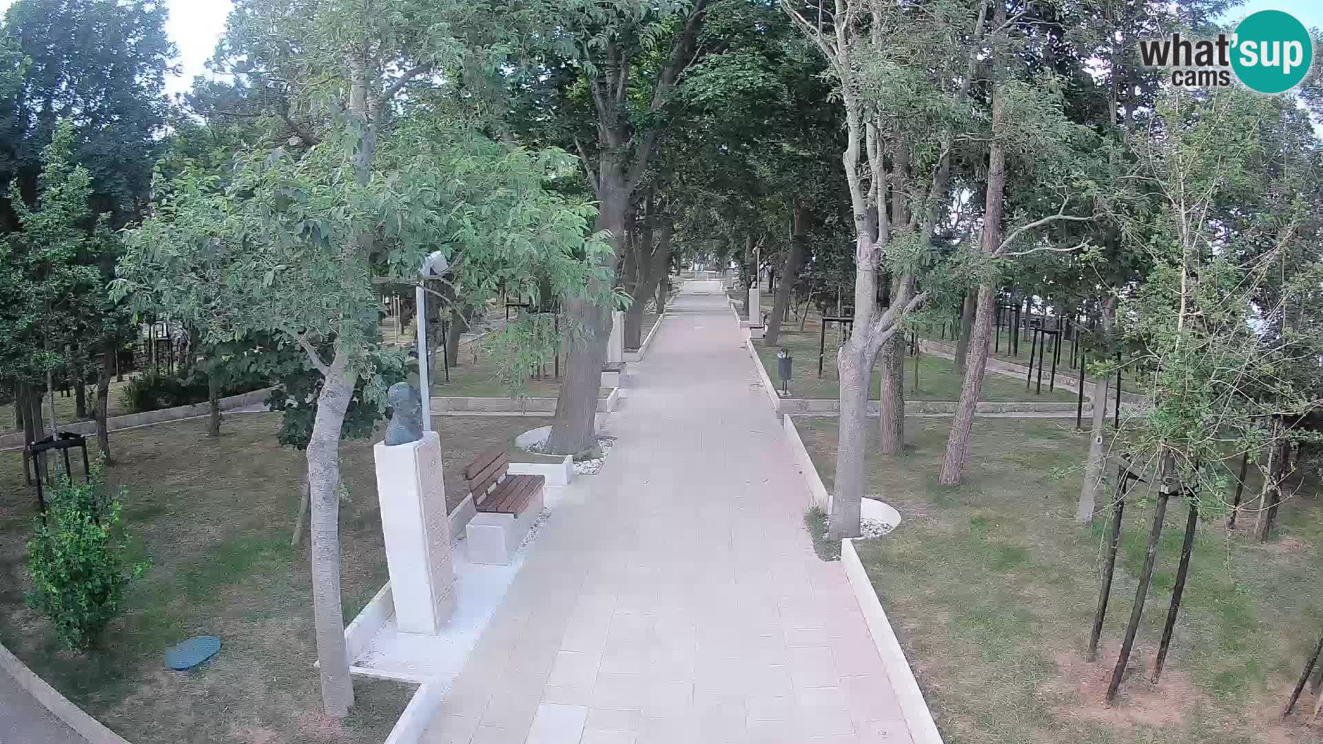 Webcam Schriftstellerpark Senj – Live am Meer