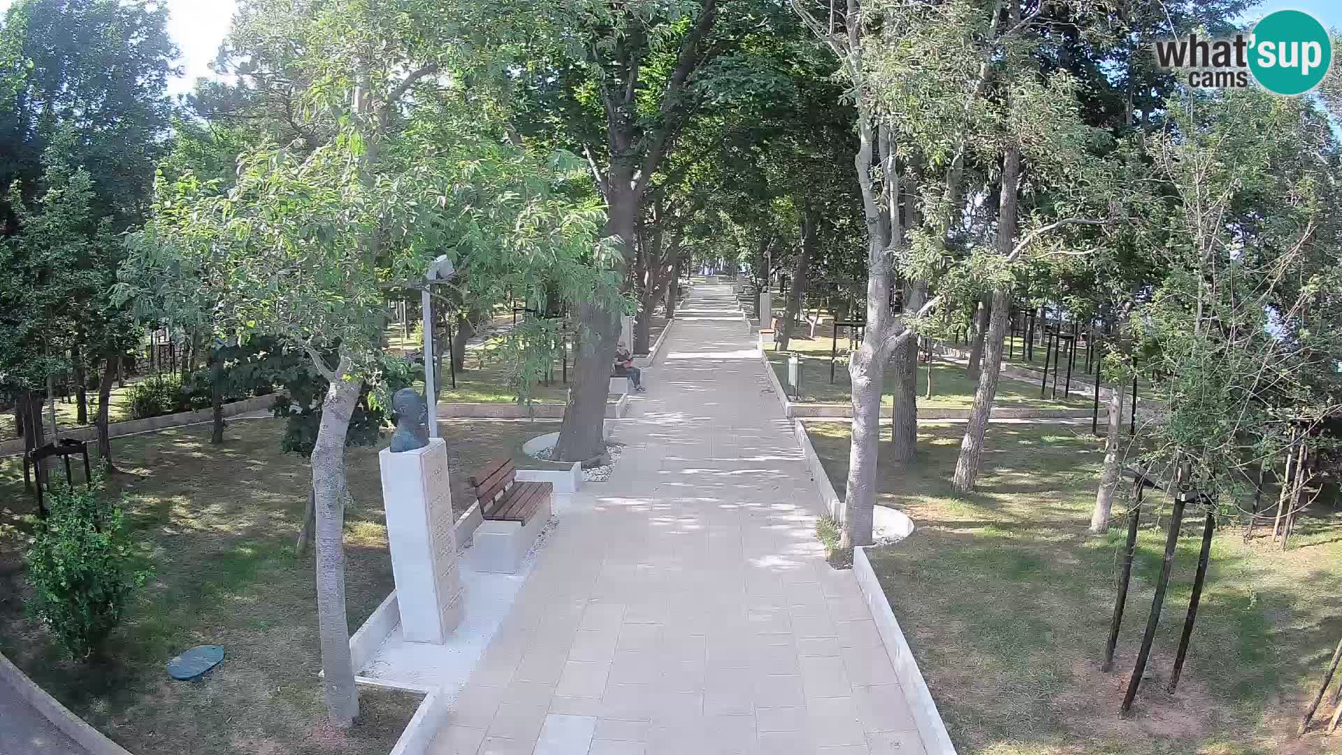 Writers’ Park Webcam Senj – Live by the Sea