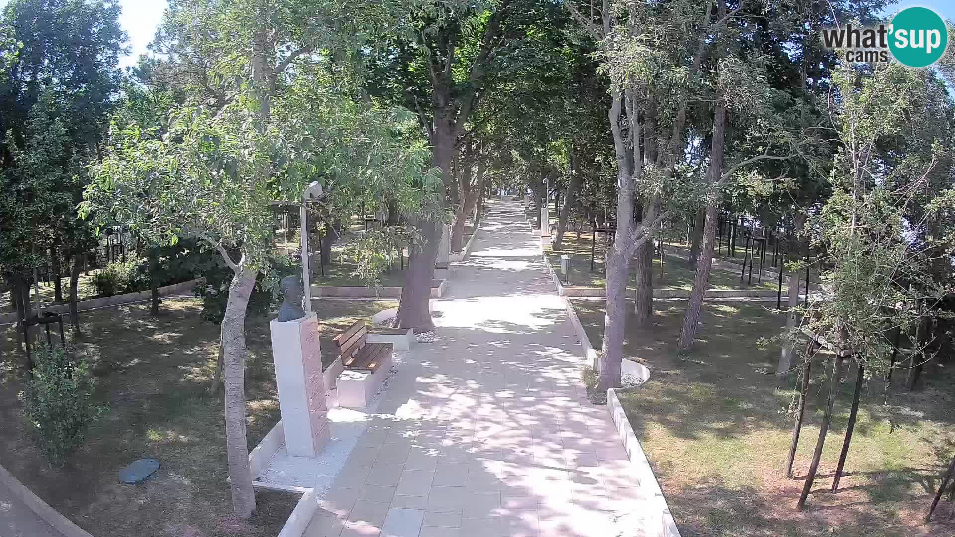Writers’ Park Webcam Senj – Live by the Sea