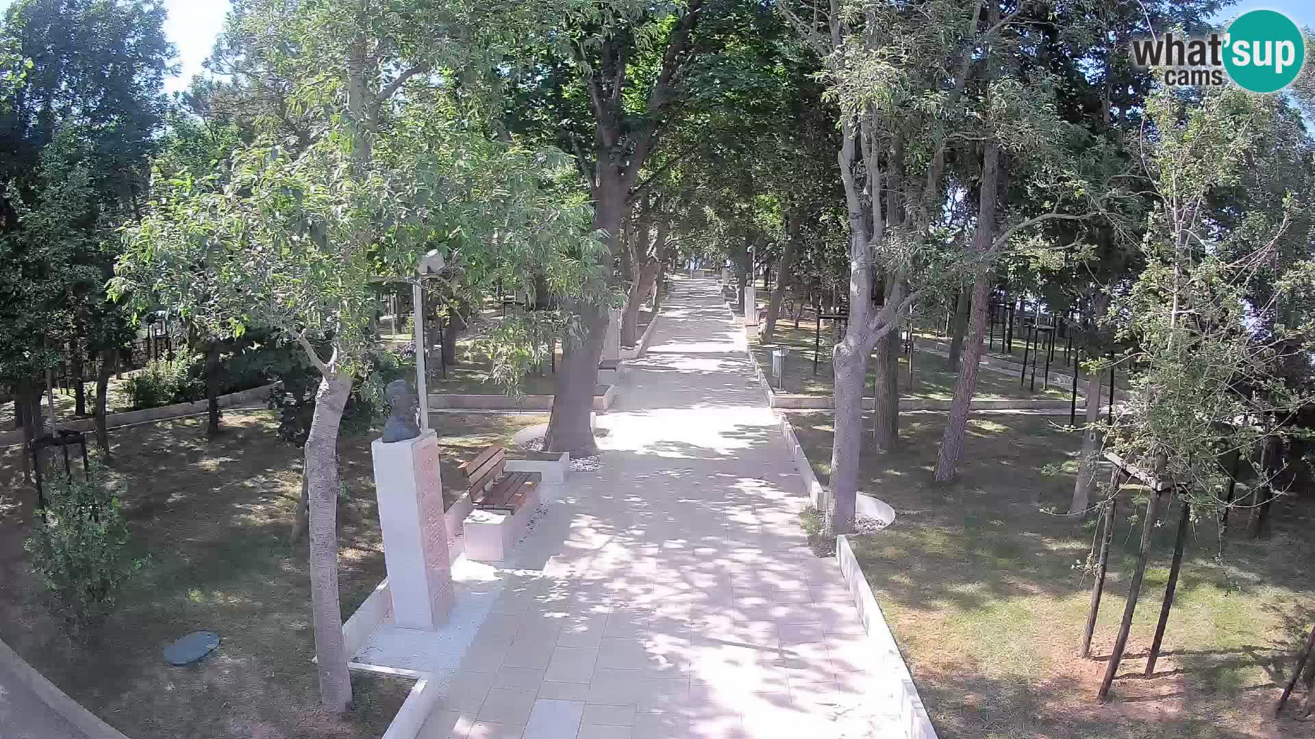 Writers’ Park Webcam Senj – Live by the Sea