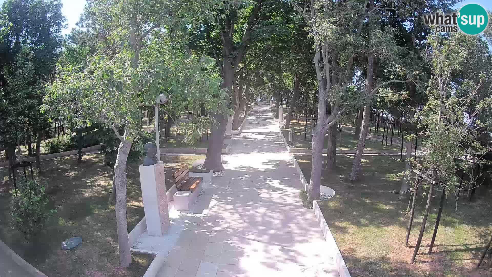 Writers’ Park Webcam Senj – Live by the Sea