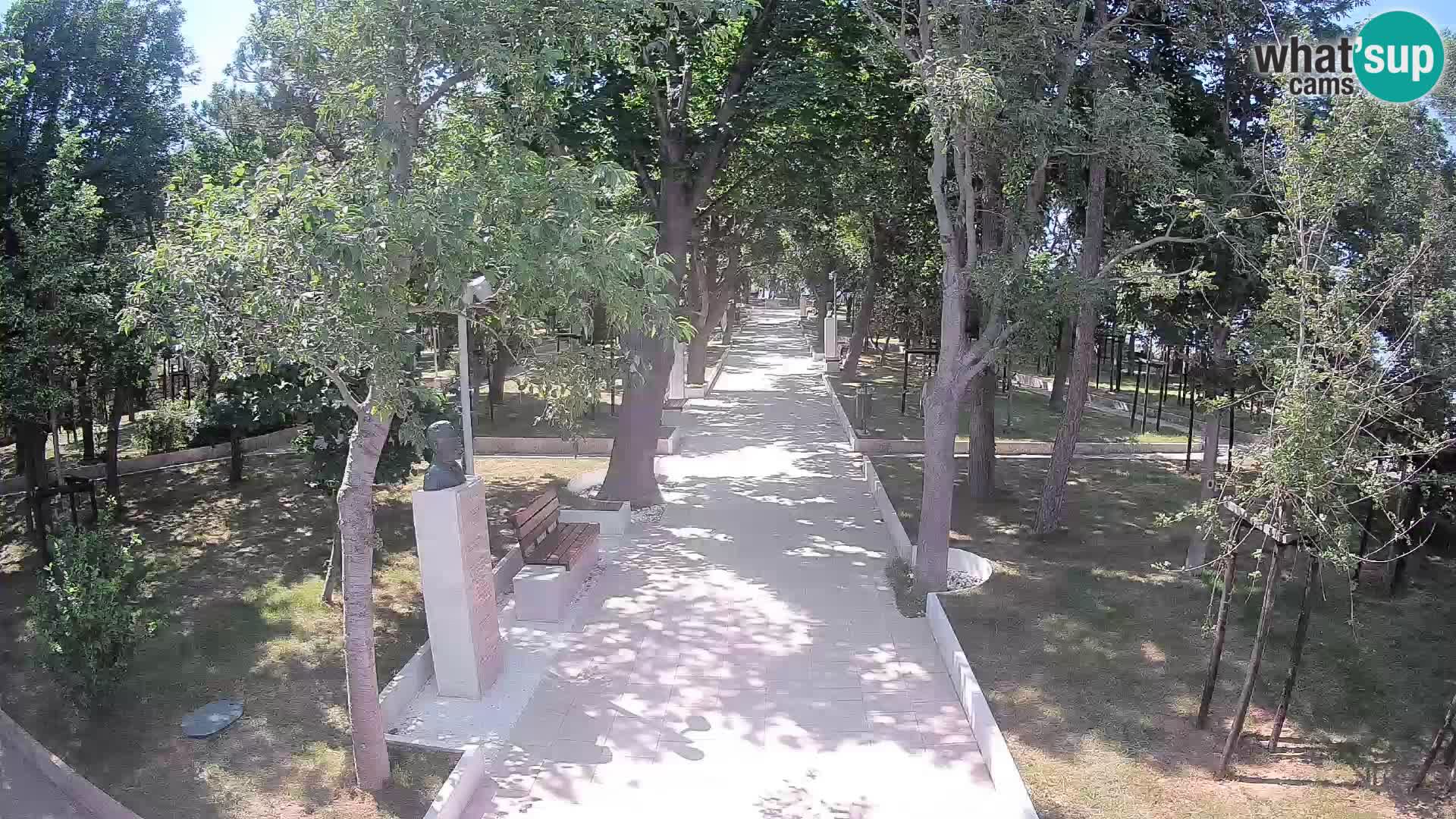 Writers’ Park Webcam Senj – Live by the Sea