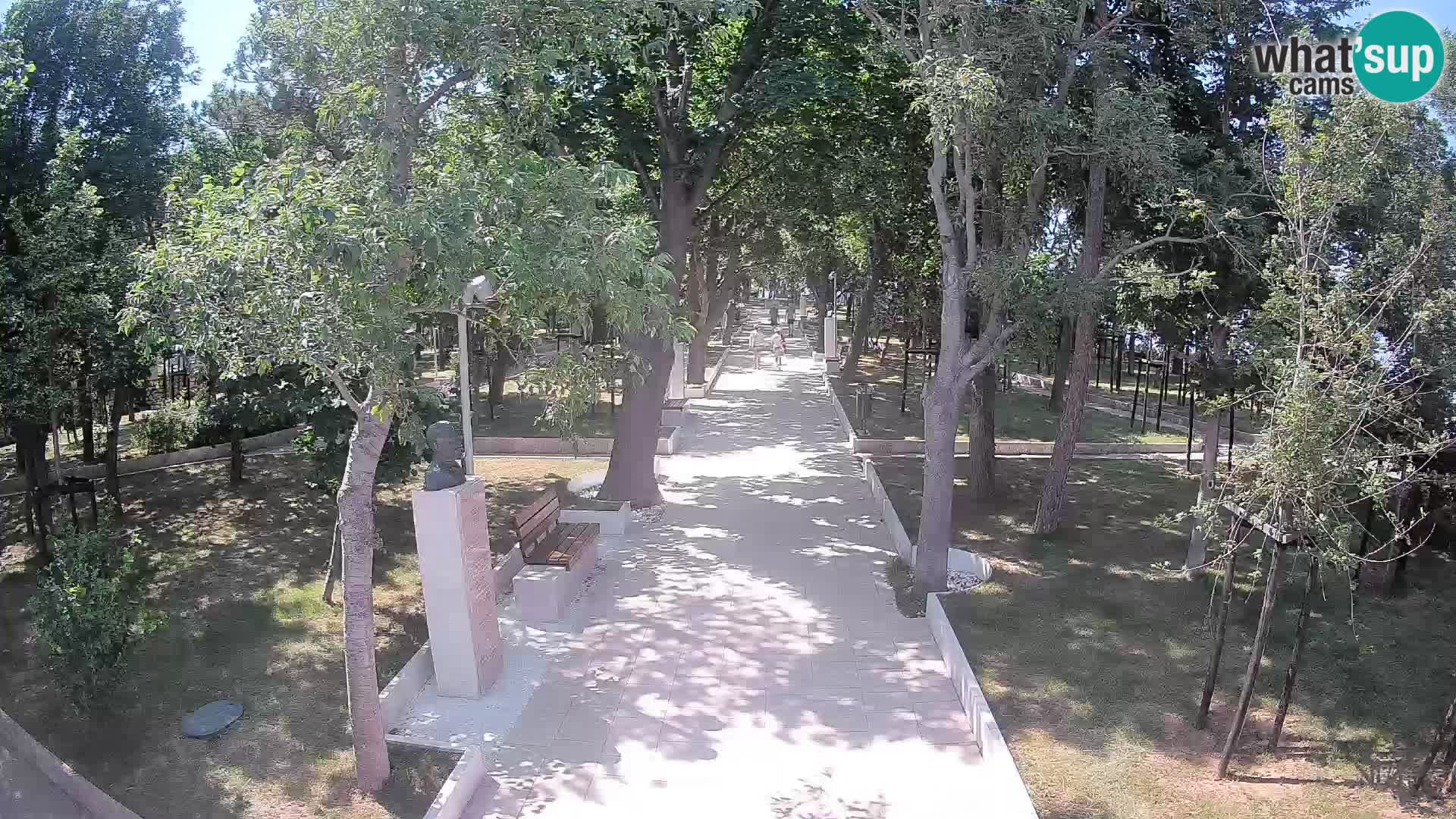 Writers’ Park Webcam Senj – Live by the Sea