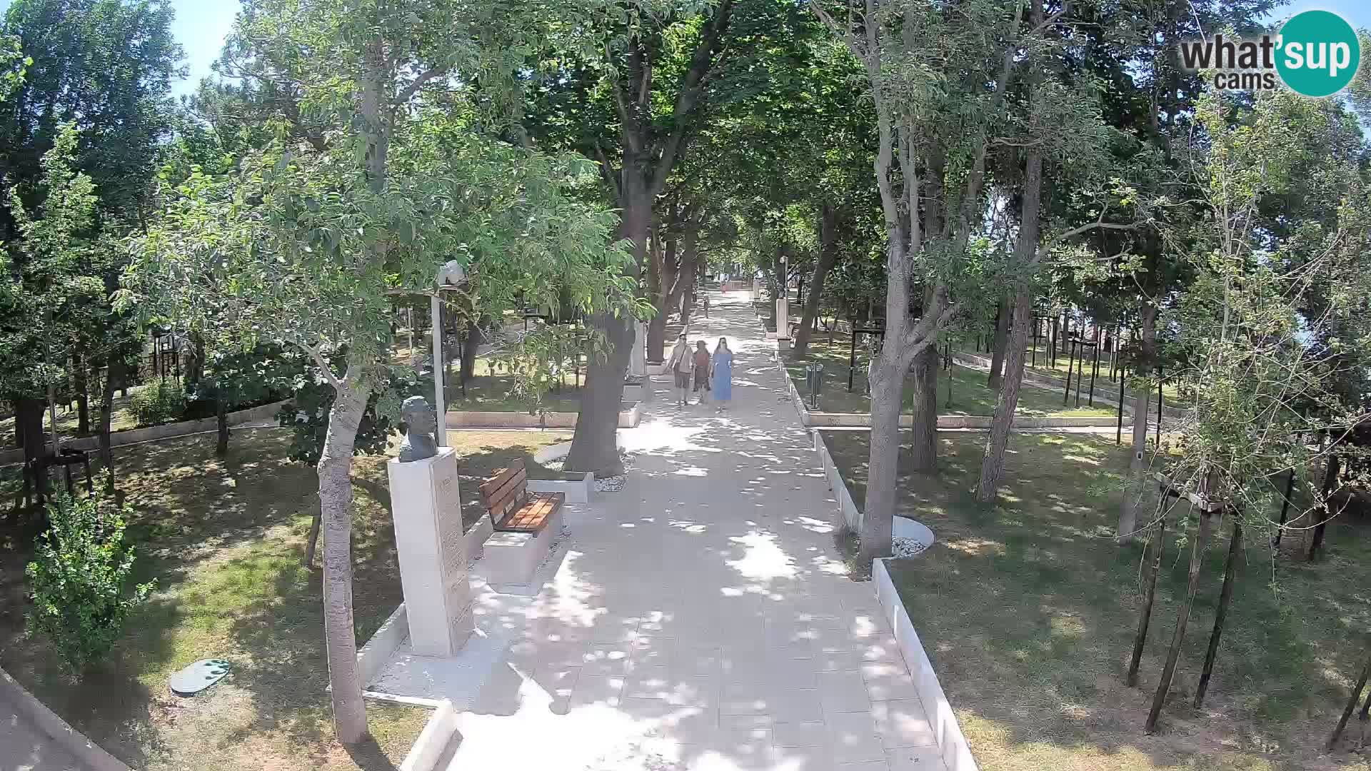 Writers’ Park Webcam Senj – Live by the Sea