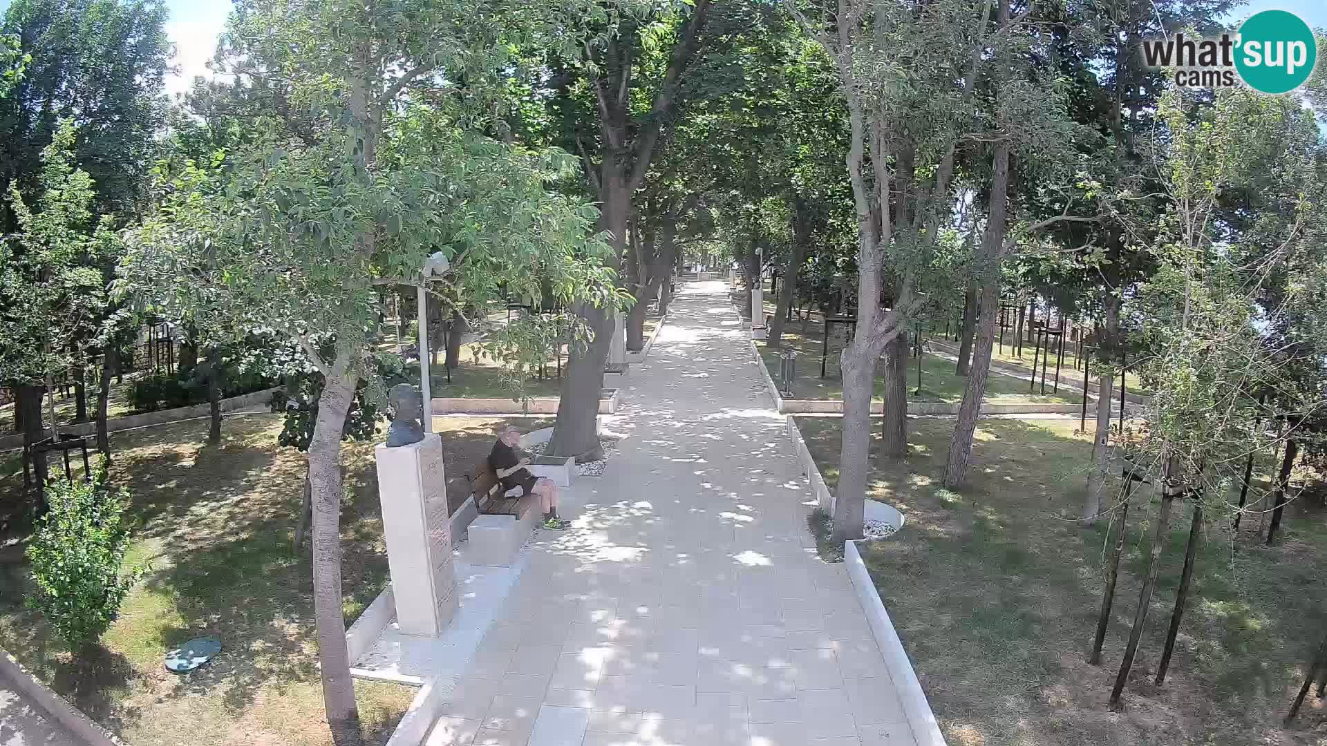 Writers’ Park Webcam Senj – Live by the Sea
