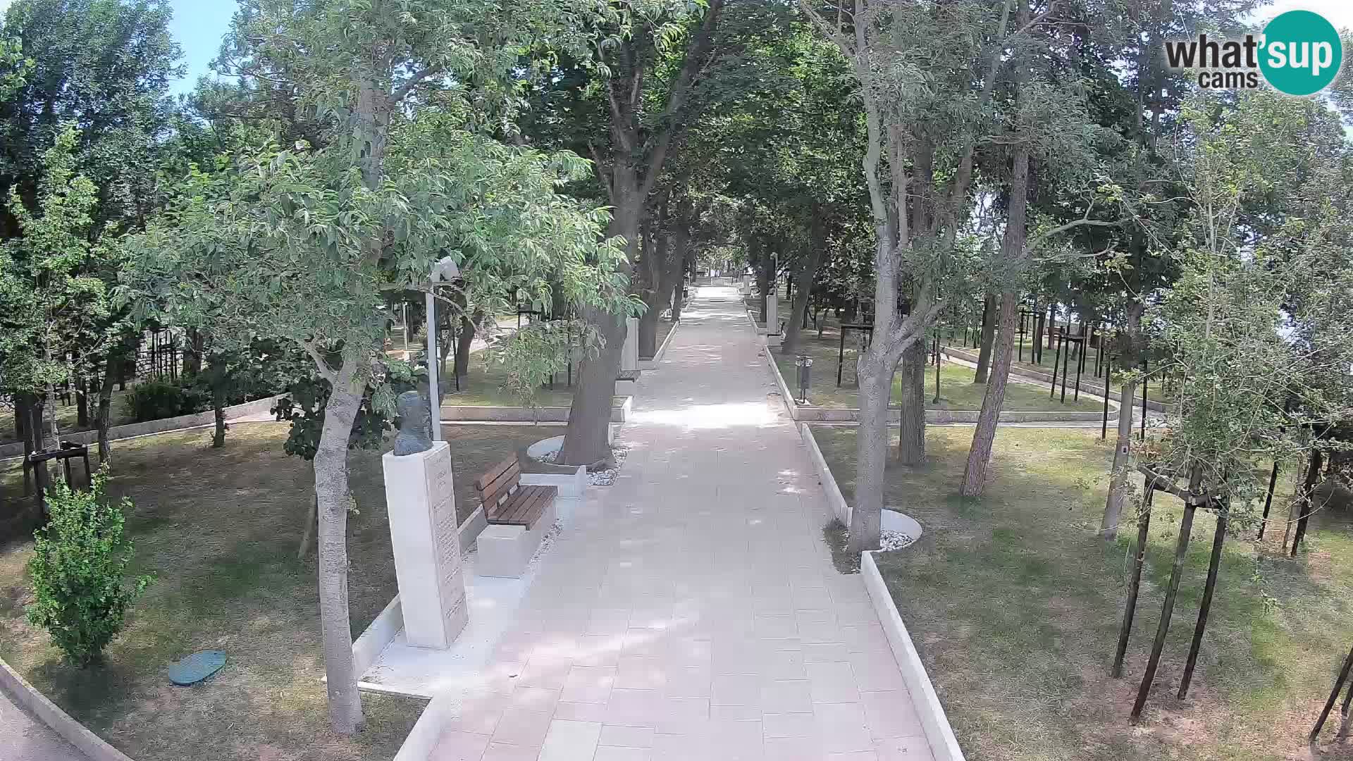 Writers’ Park Webcam Senj – Live by the Sea